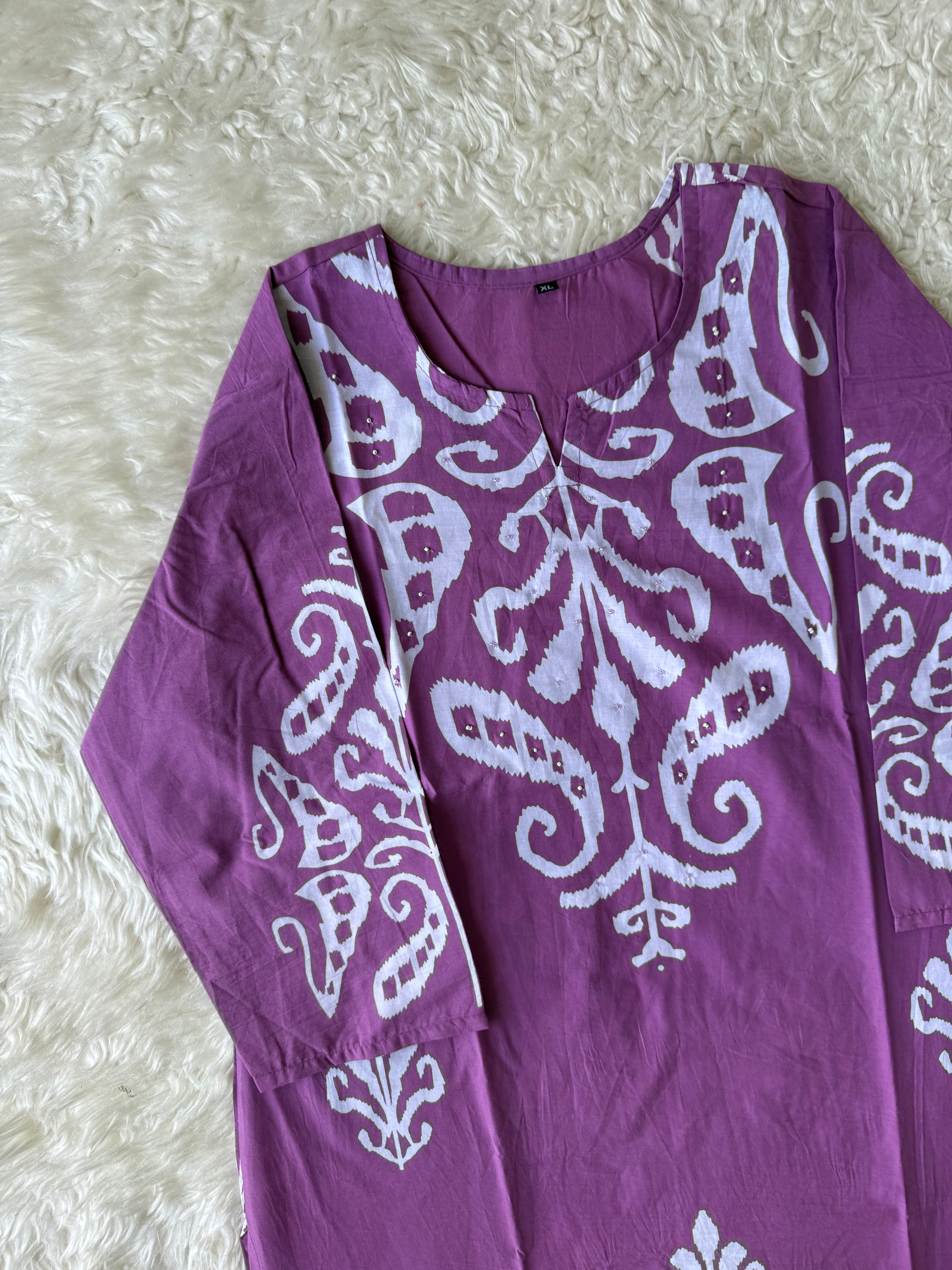 Cotton Kurti Pant Set