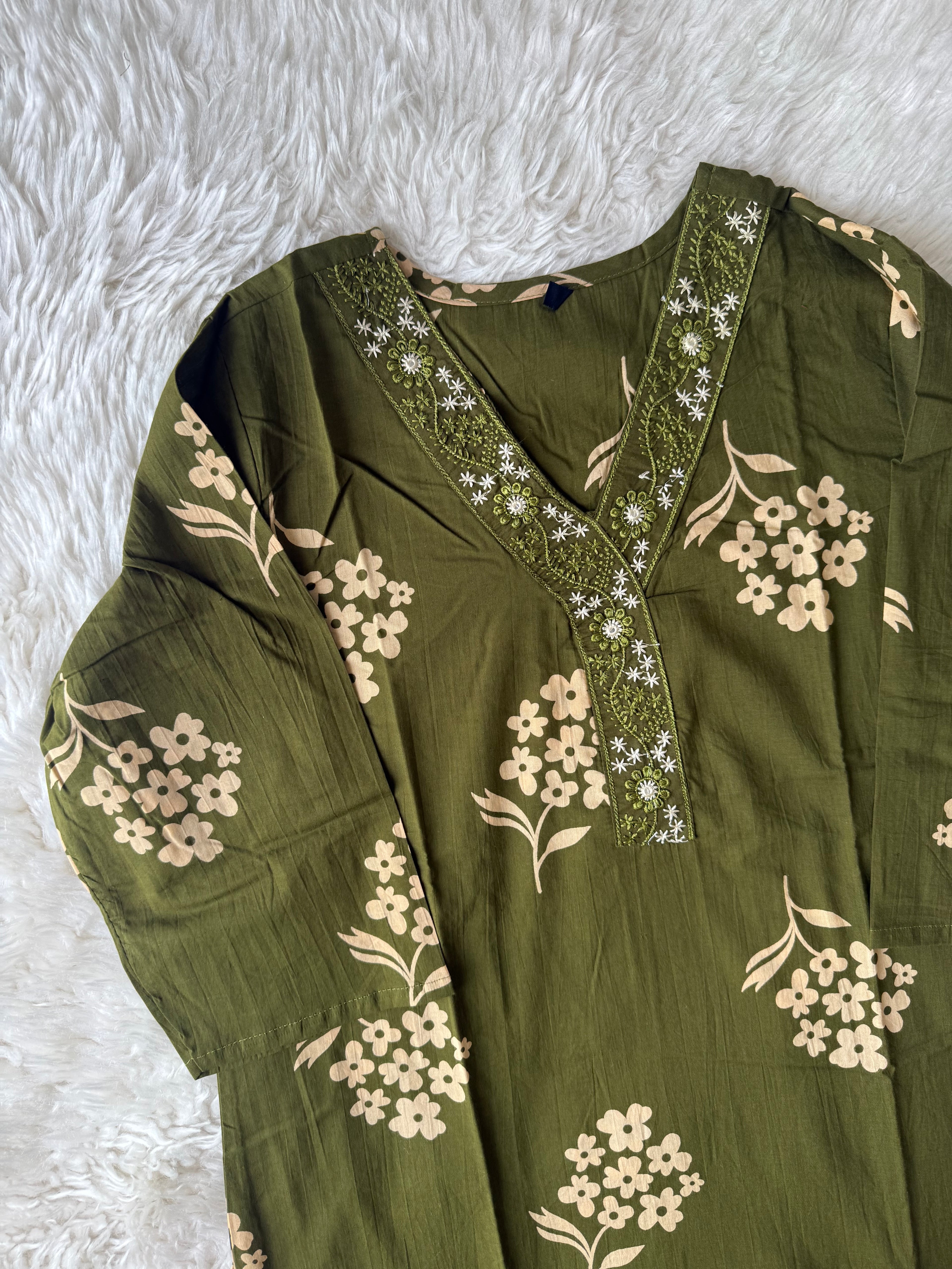 Budget Friendly Kurti Pant Dupatta Set