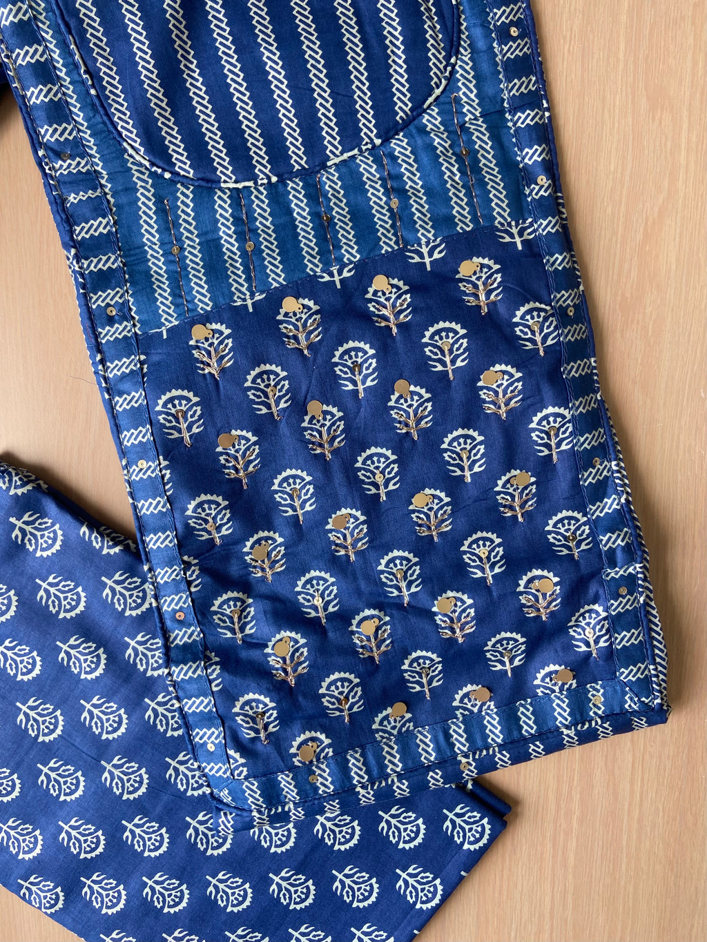 Premium Cotton Unstitched Set