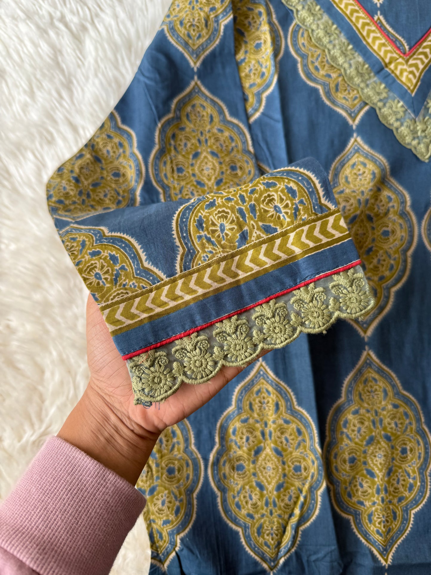 Premium Cotton Kurti Pant Dupatta Set