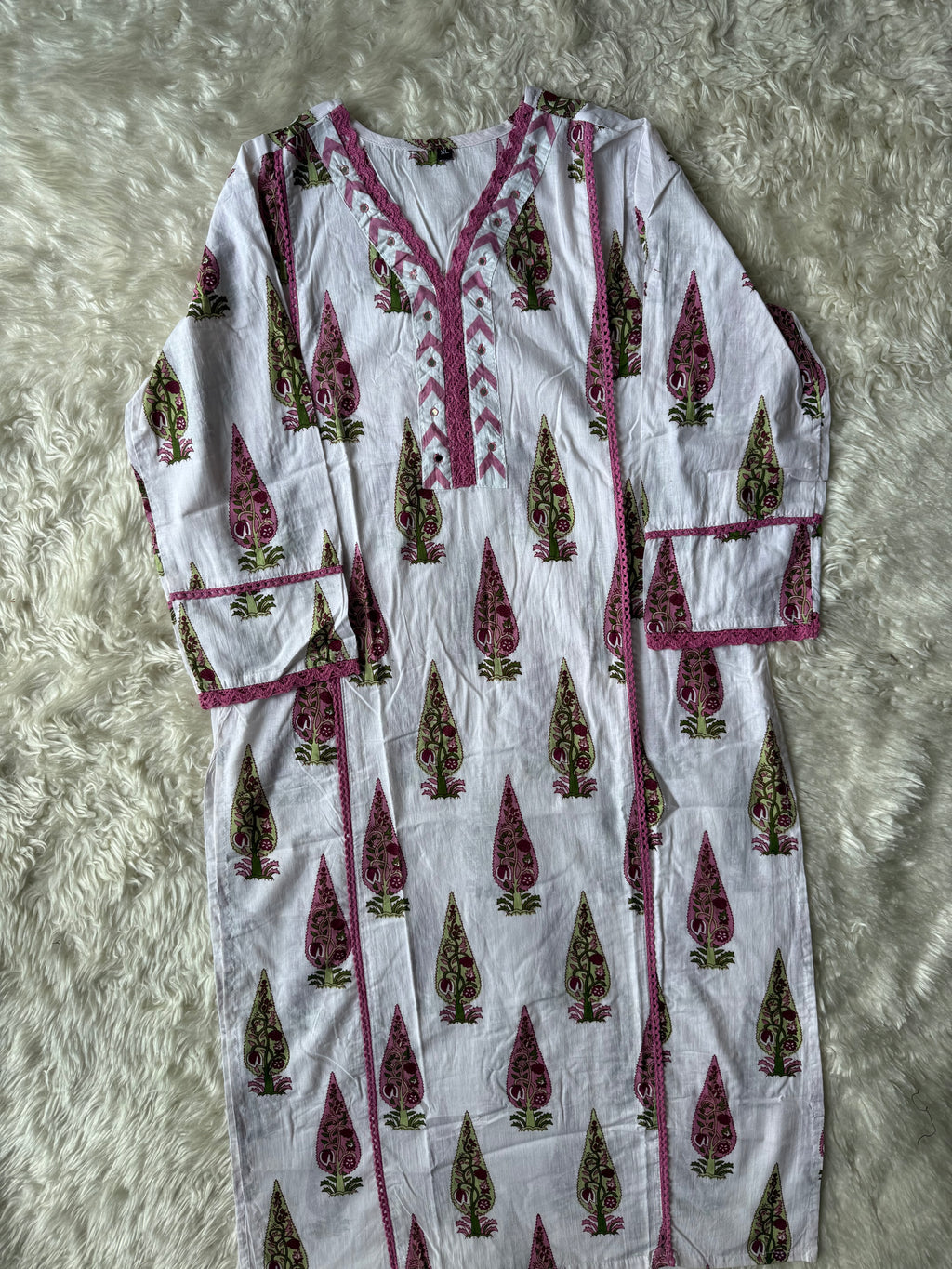 Cotton Kurti Pant Set