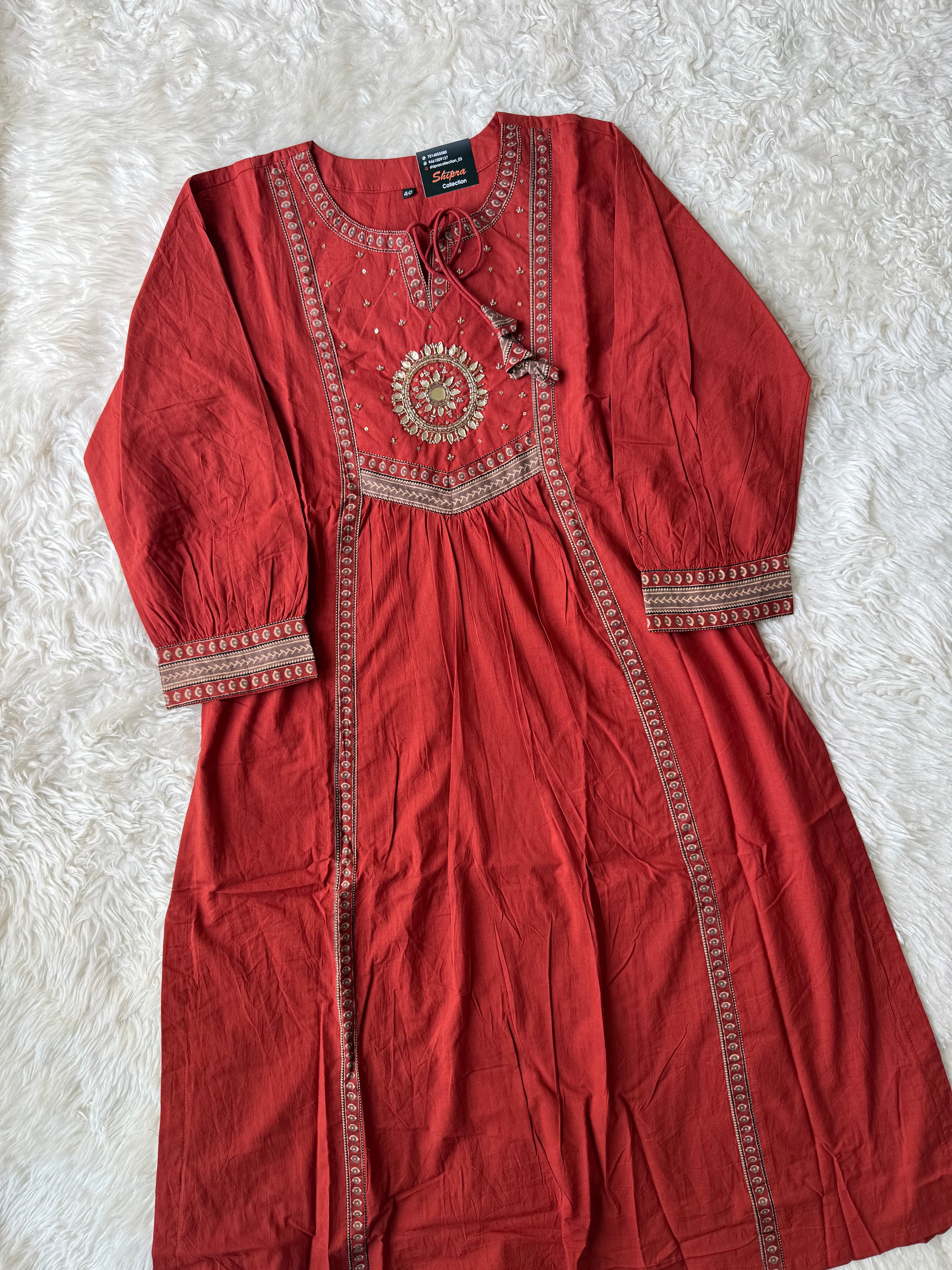 Premium Cotton Kurti Pant Dupatta Set