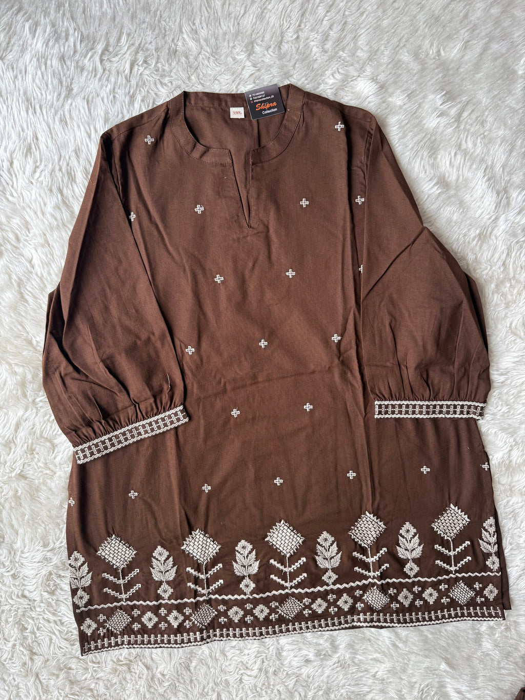“Plus Size” Soft Khadi Cotton Co-ord Set