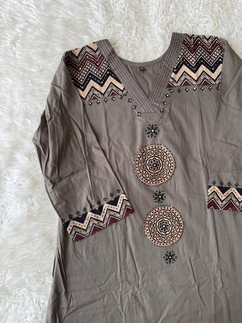 Pure Cotton Kurti Plazo Set