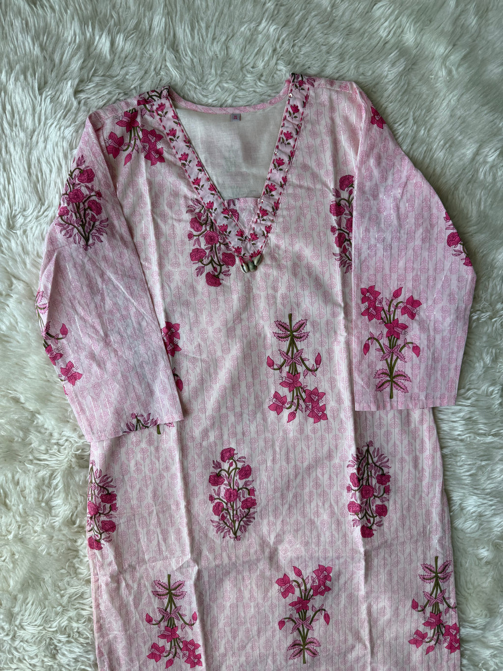 Premium Cotton Kurti Pant Dupatta Set