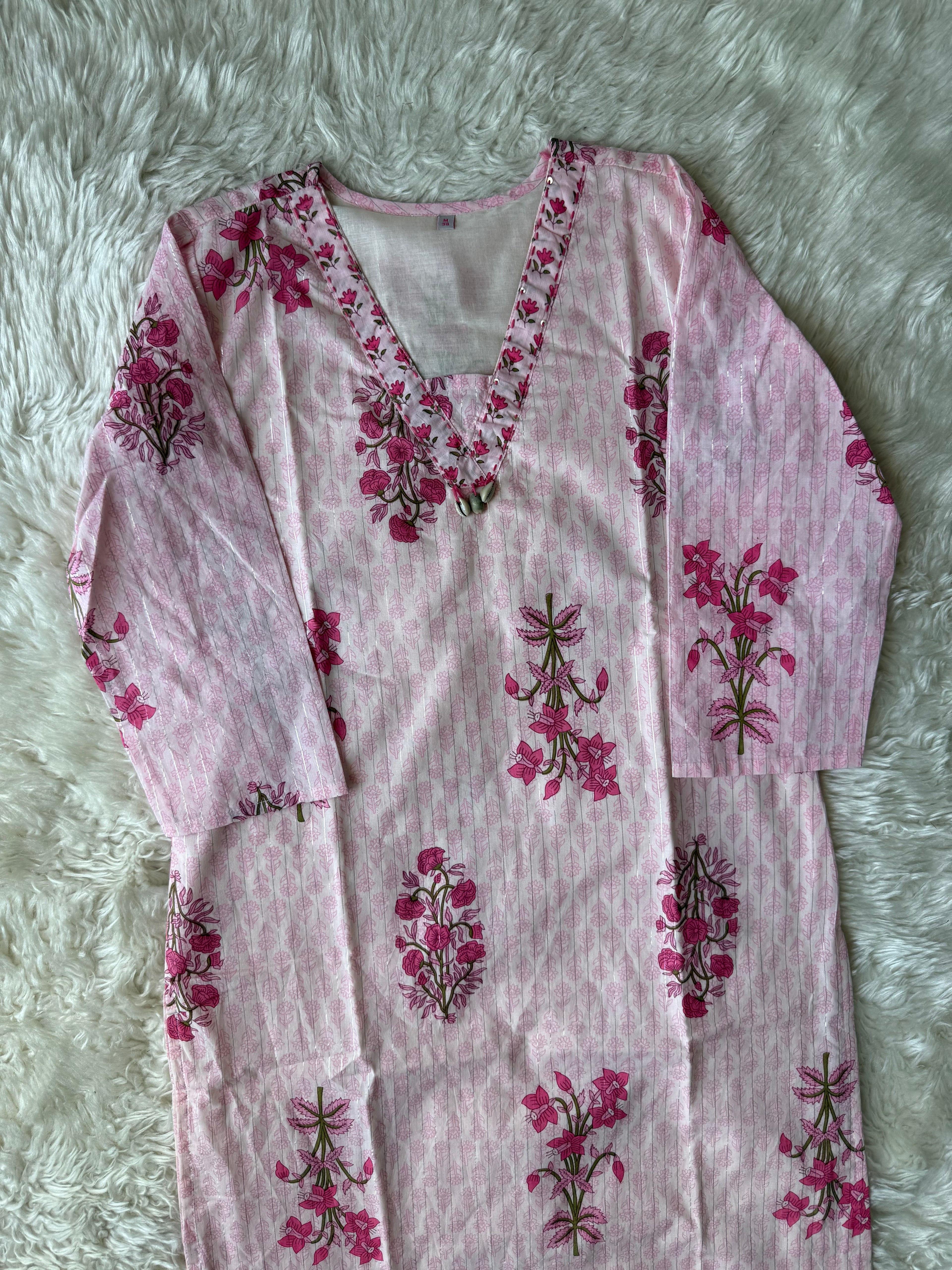 Premium Cotton Kurti Pant Dupatta Set