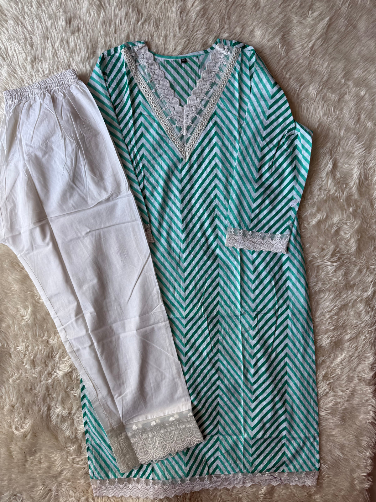 Cotton Kurti Pant Set