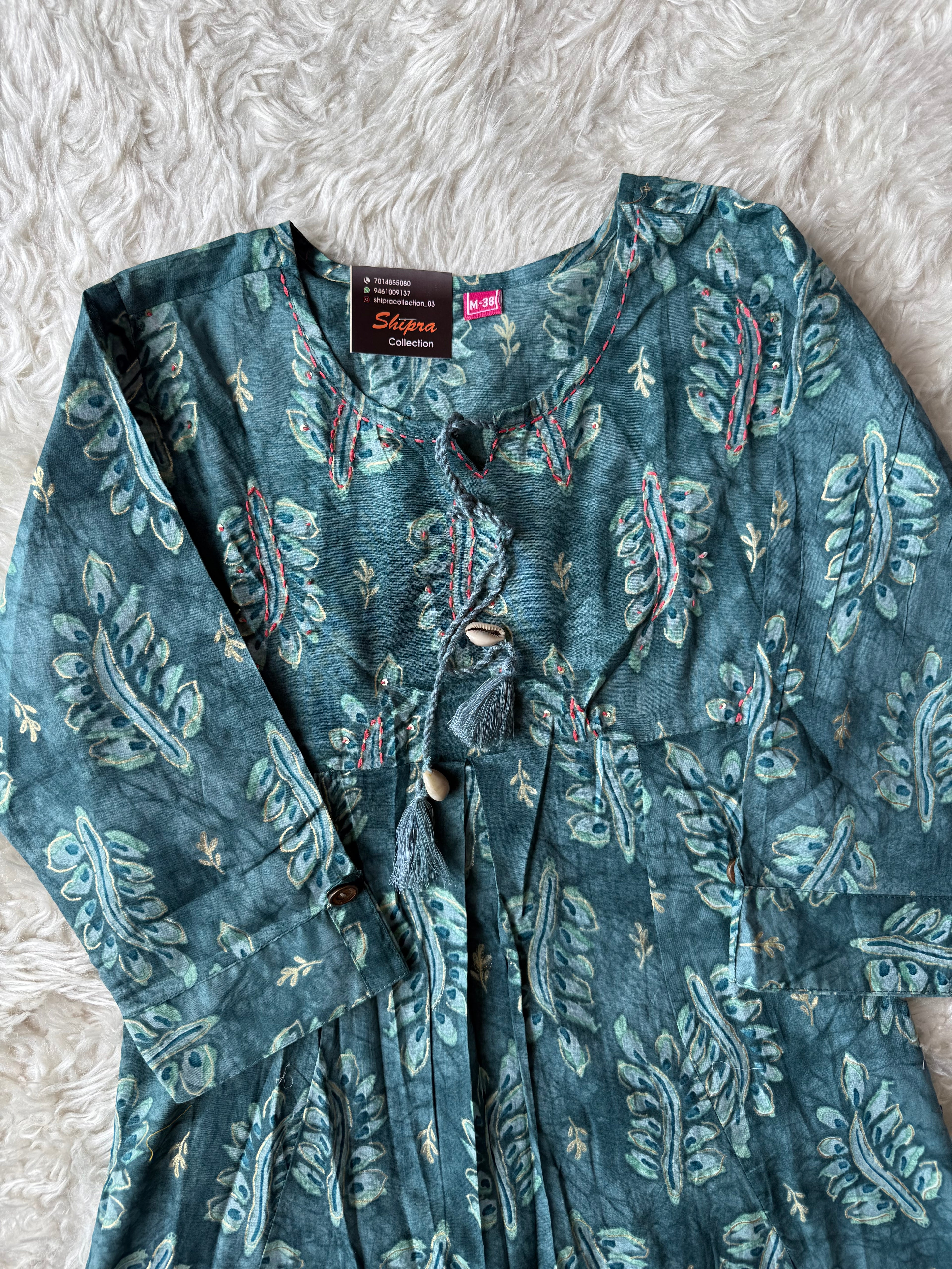 Breathable Cotton Patch Work Co-ord Set