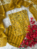 Budget Friendly Kurti Pant Dupatta Set