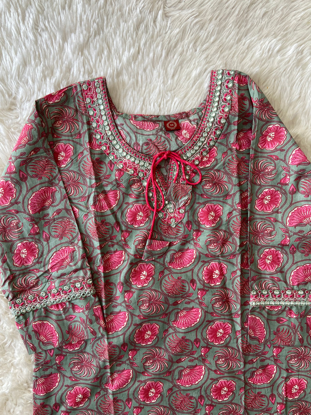 Pure Cotton Short Kurti