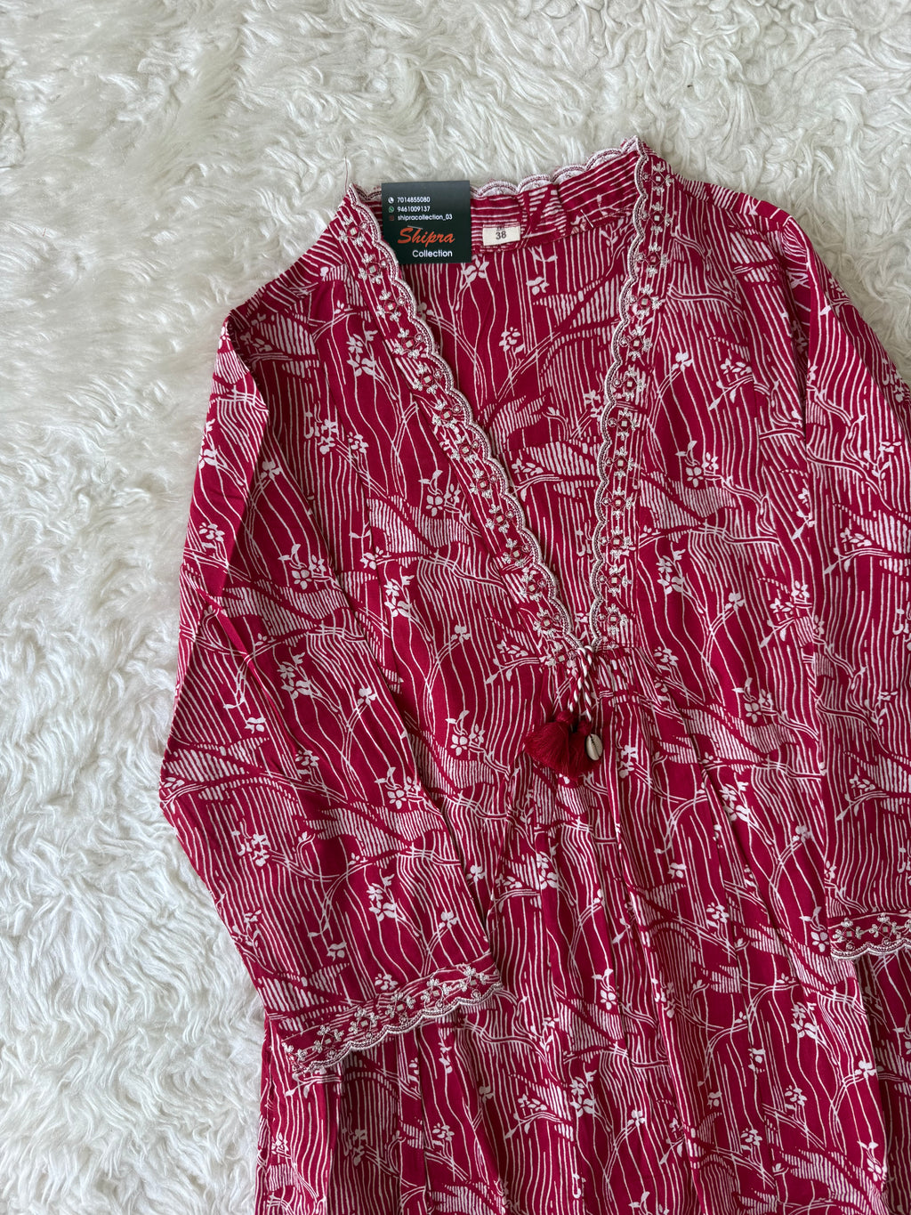 Premium Cotton Kurti Plazo Set