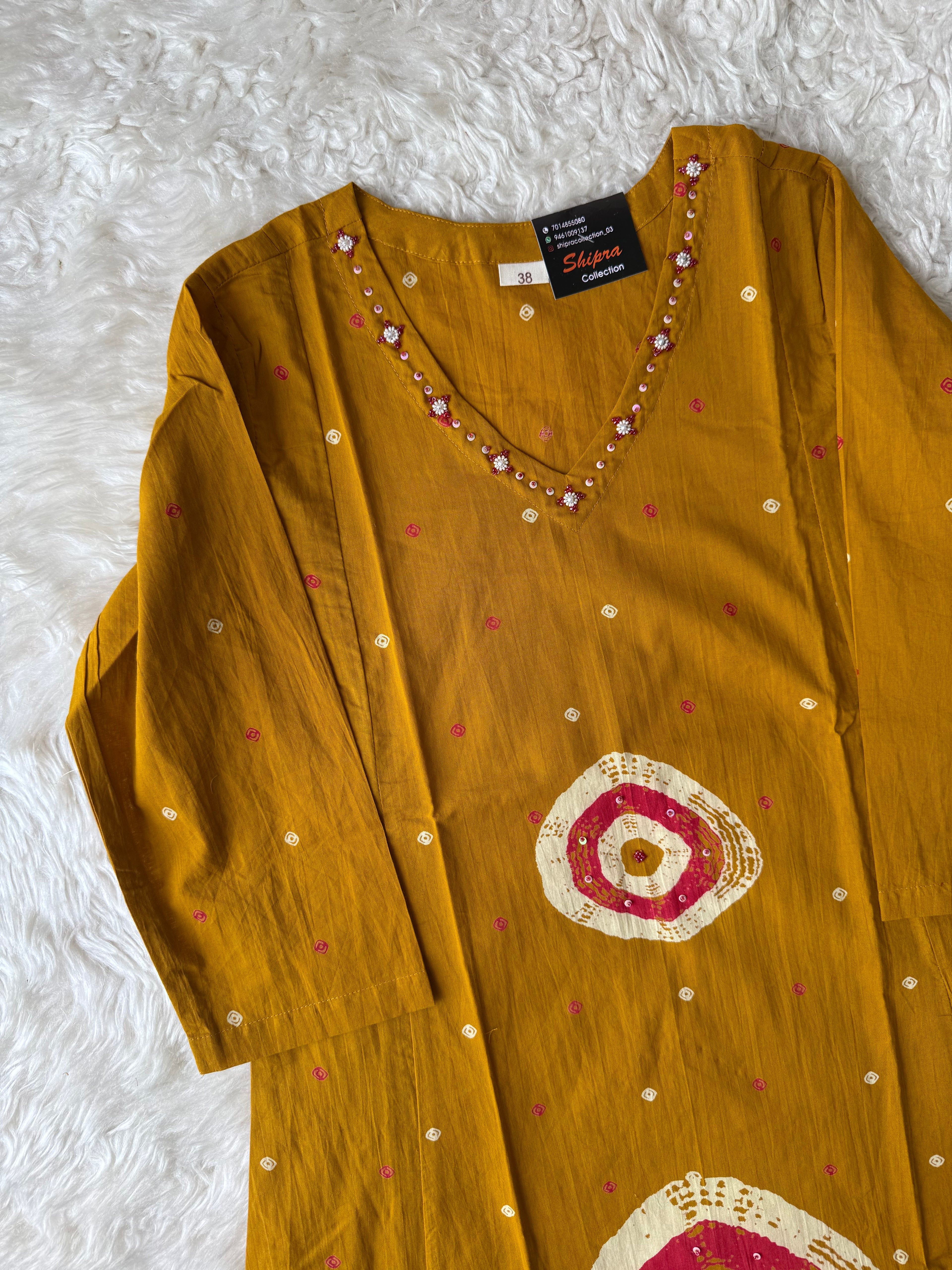 Premium Cotton Kurti Pant Dupatta Set