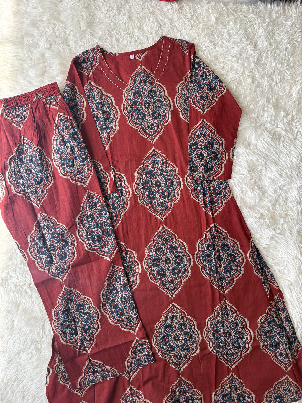 Premium Cotton Kurti Pant Set