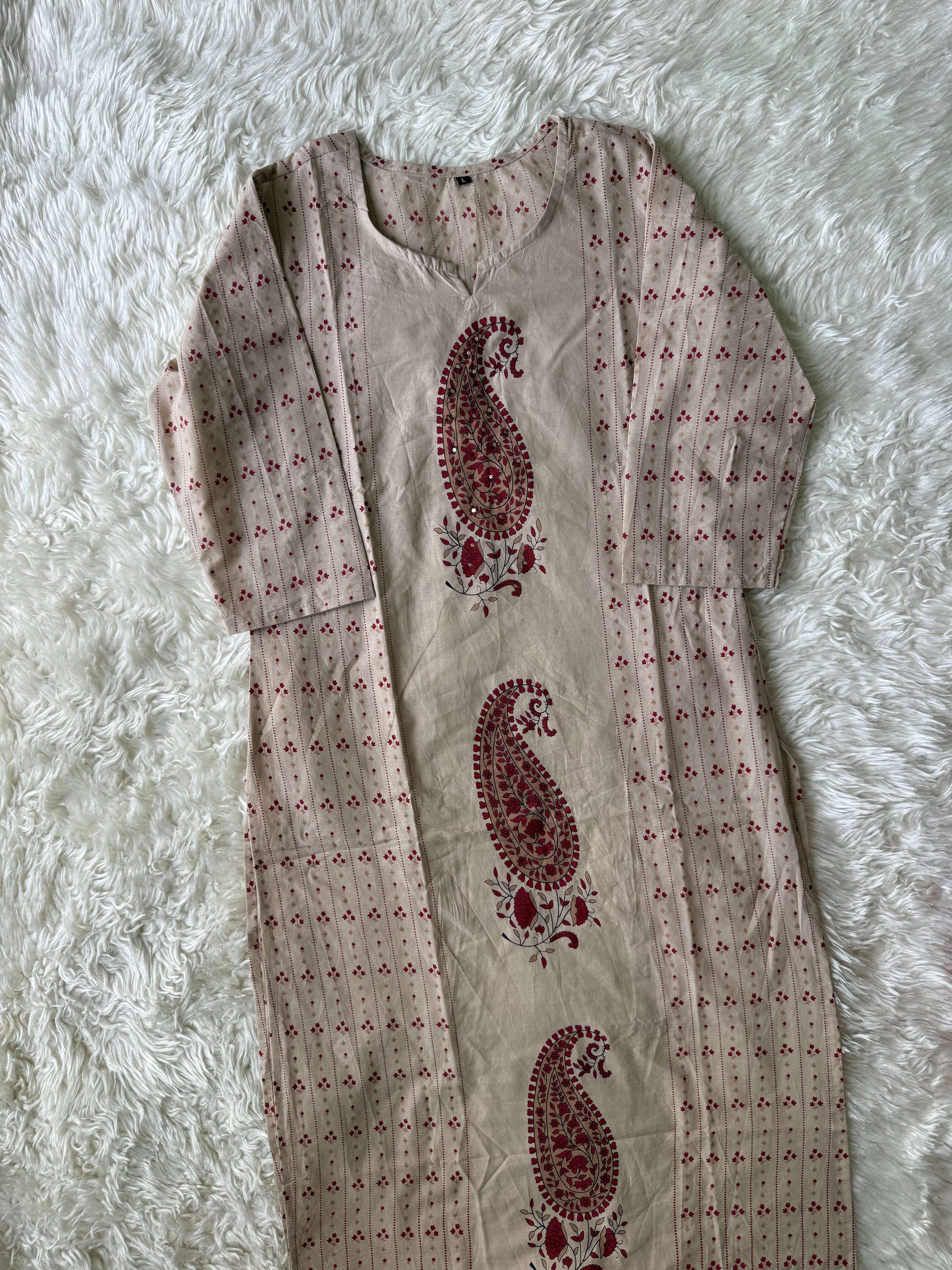 Budget Friendly Kurti Pant Dupatta Set