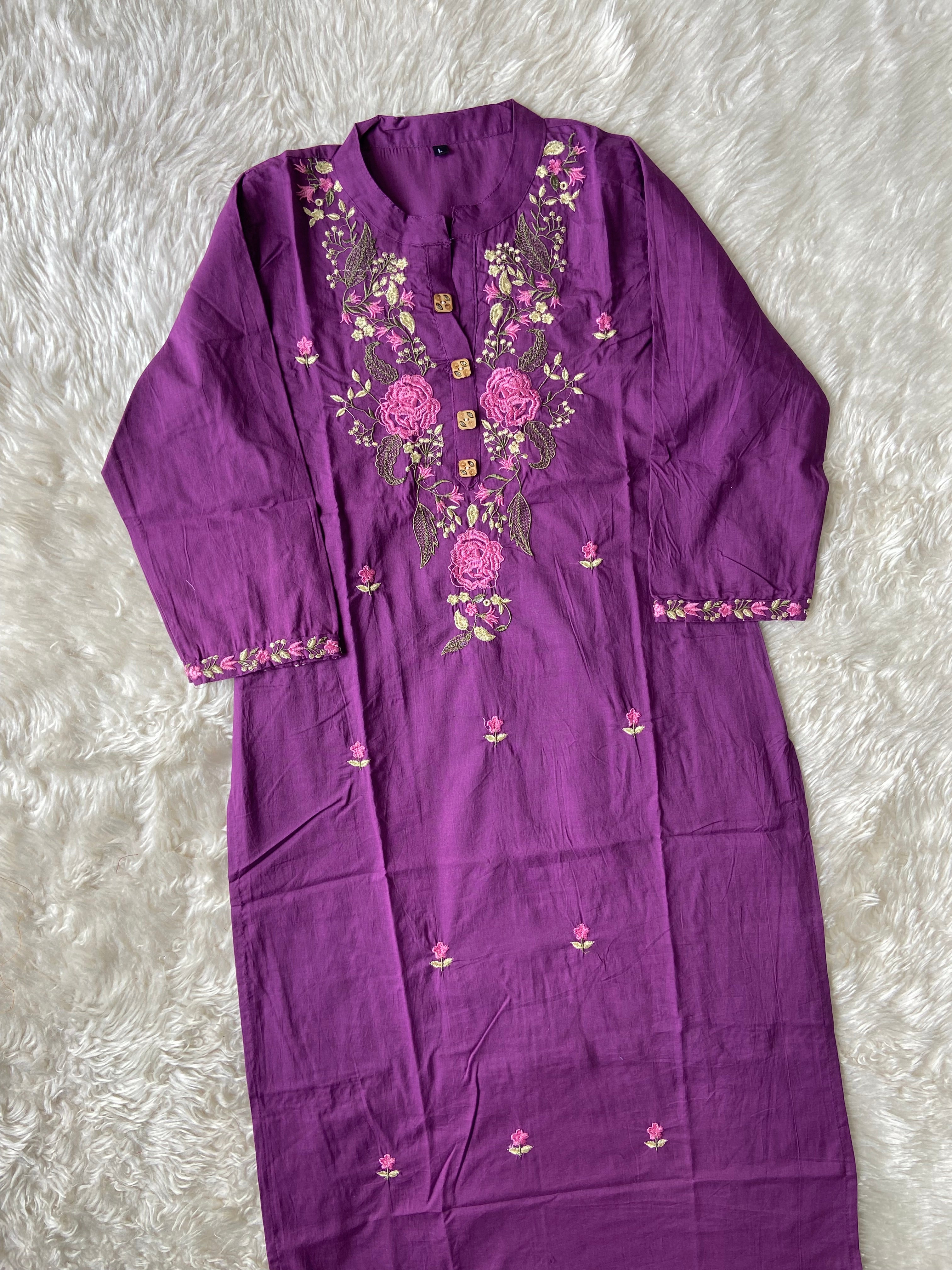 Cotton Kurti Pant Set