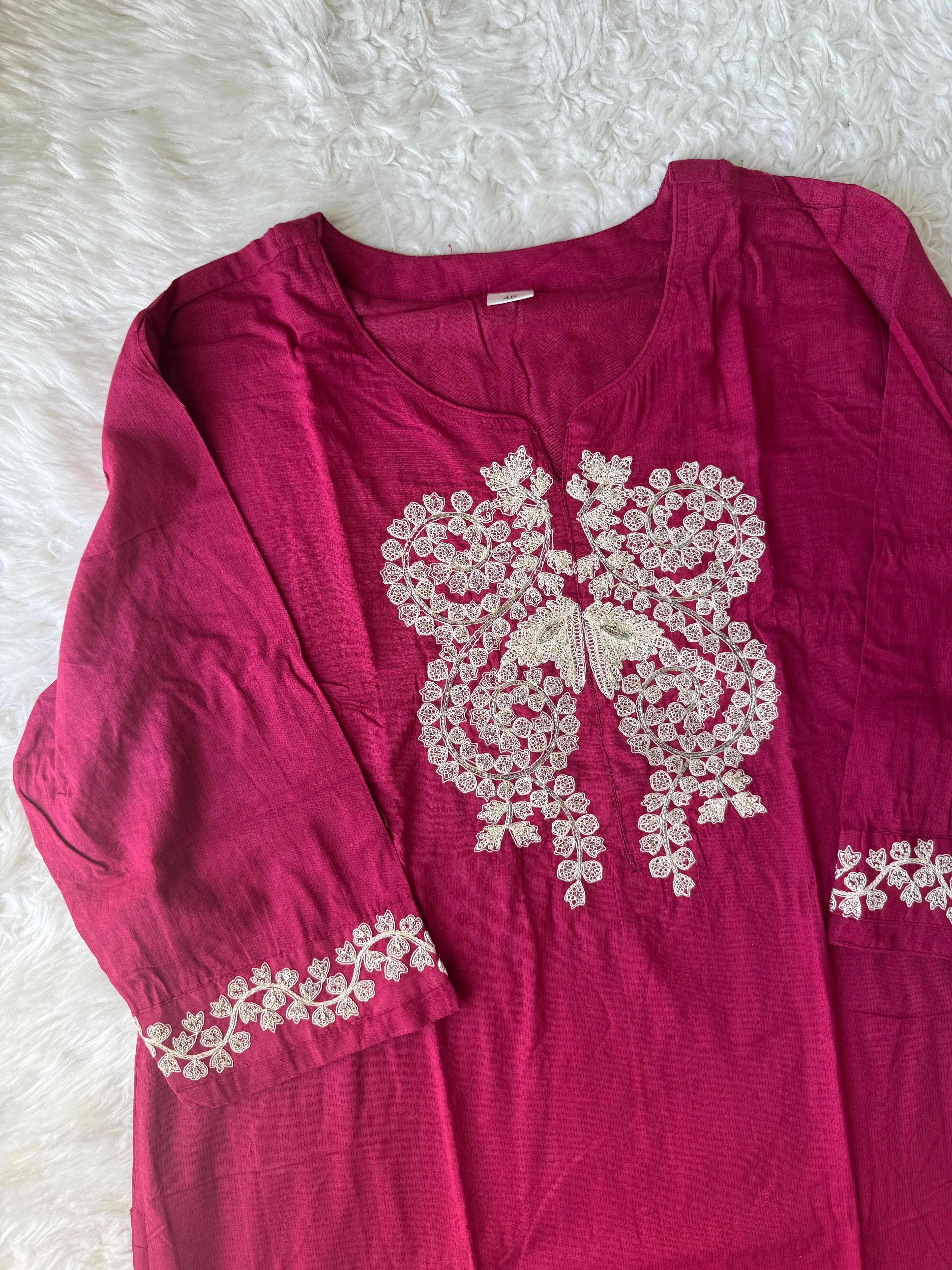 Premium Cotton Kurti Pant Dupatta Set