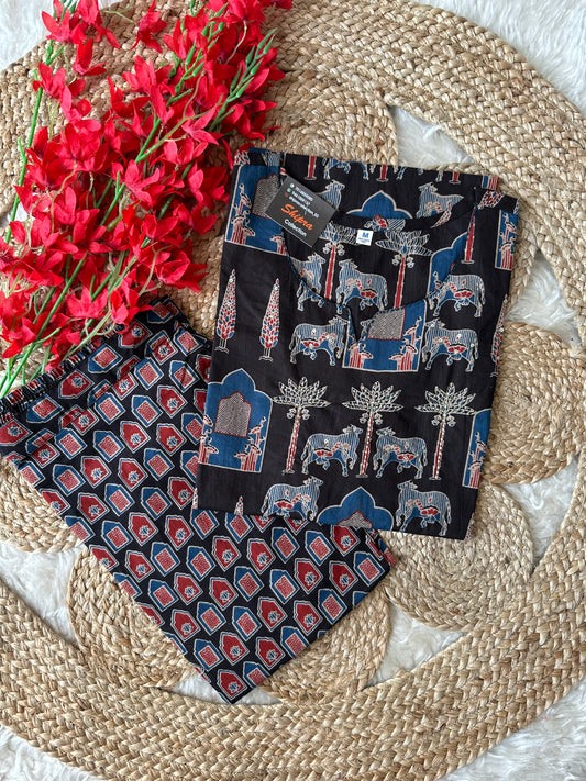 Premium Cotton Kurti Pant Set