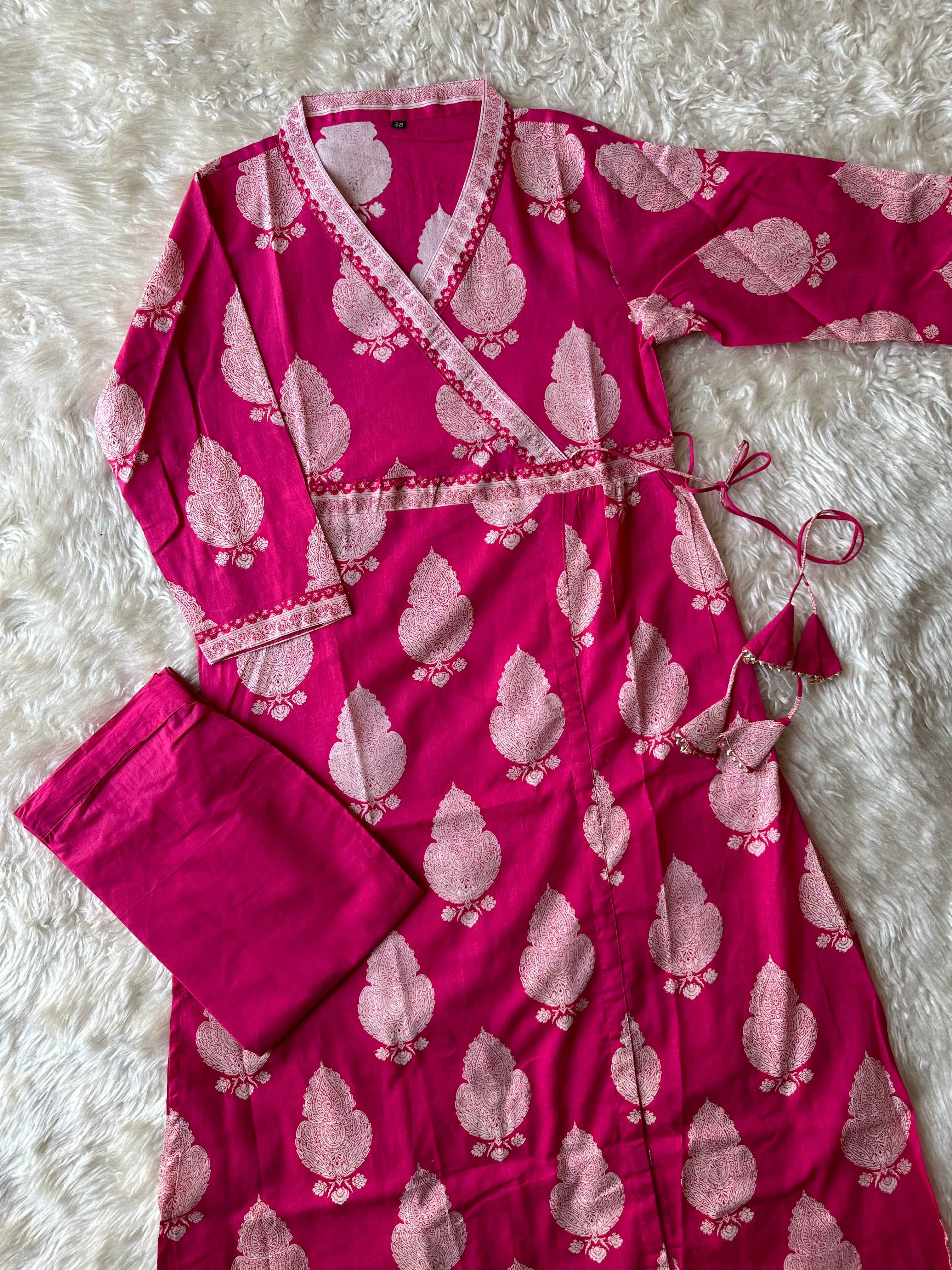 Pure Mul Cotton Kurti Pant Set