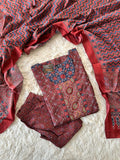 Crepe Silk Kurti Pant Dupatta Set