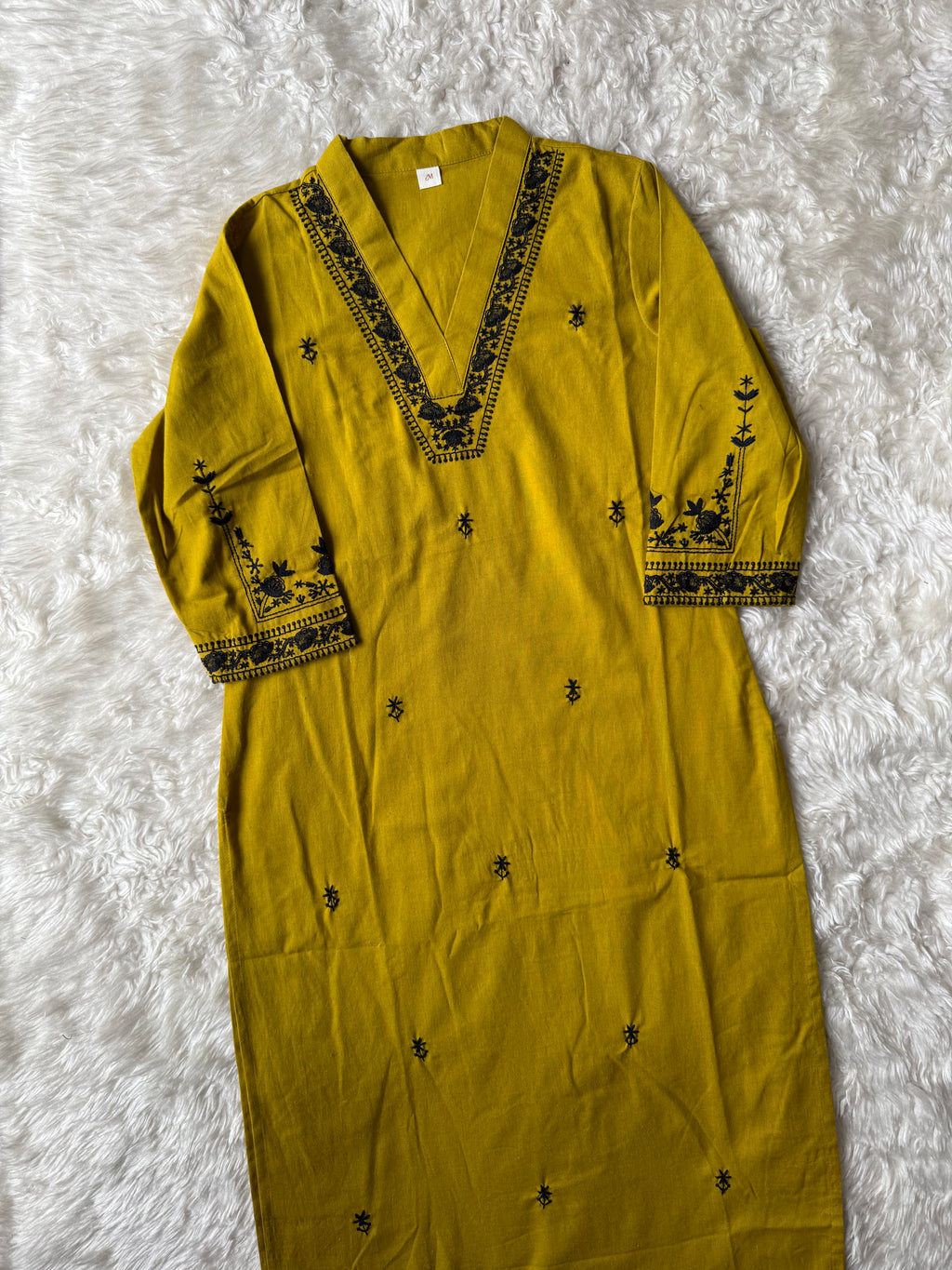 Khadi Cotton Kurti Pant Set