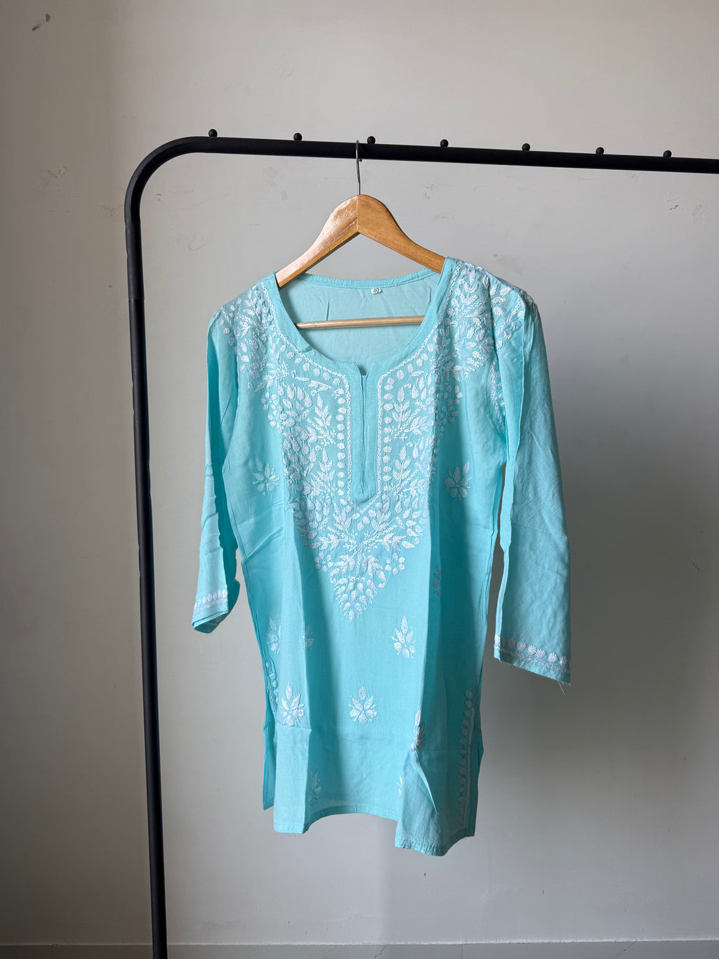Heavy Rayon Chikankari Short kurti