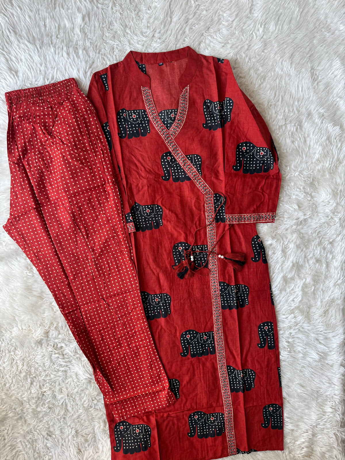 Cotton Kurti Pant Set