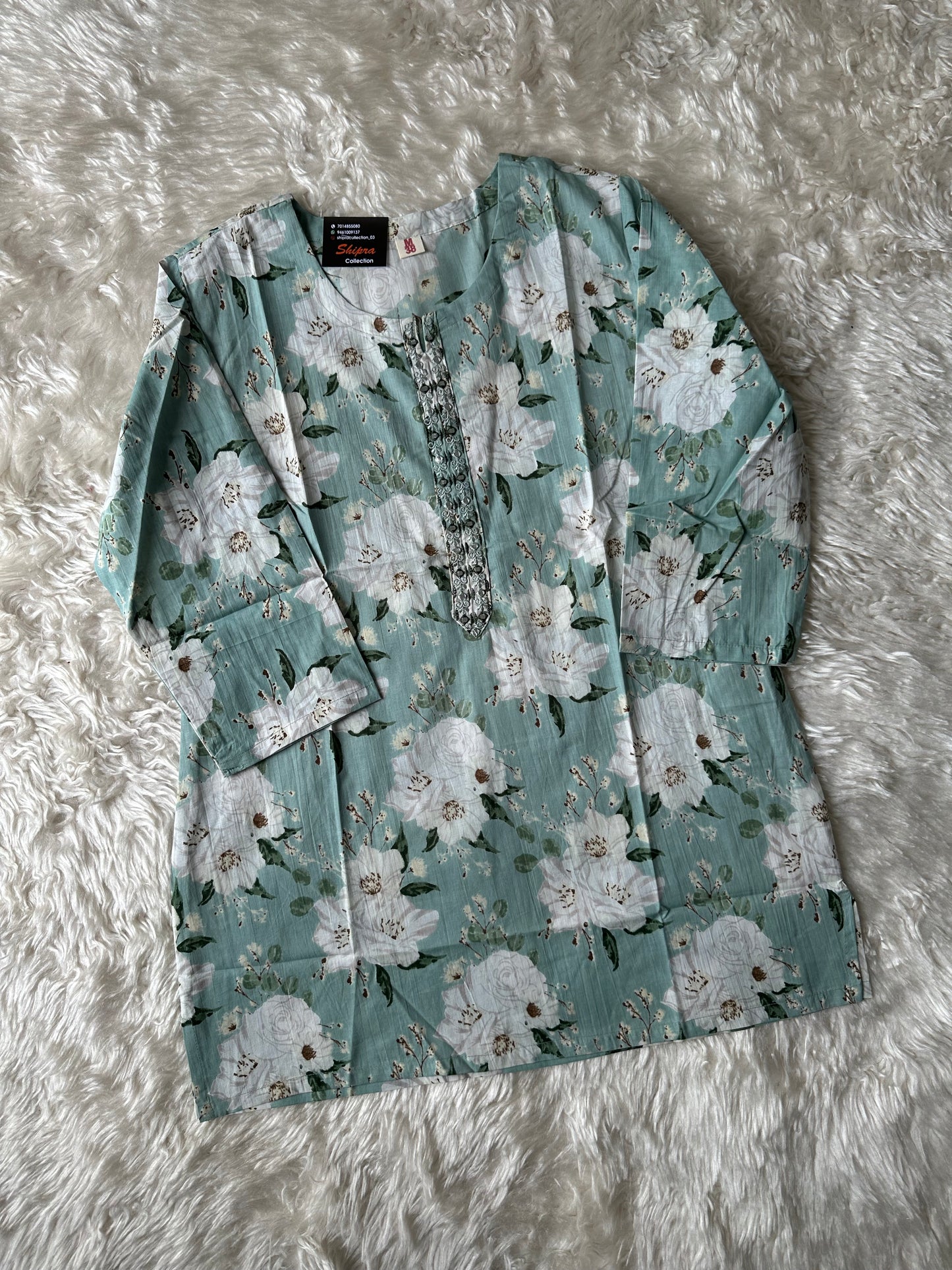 Pure Cotton Short Kurti