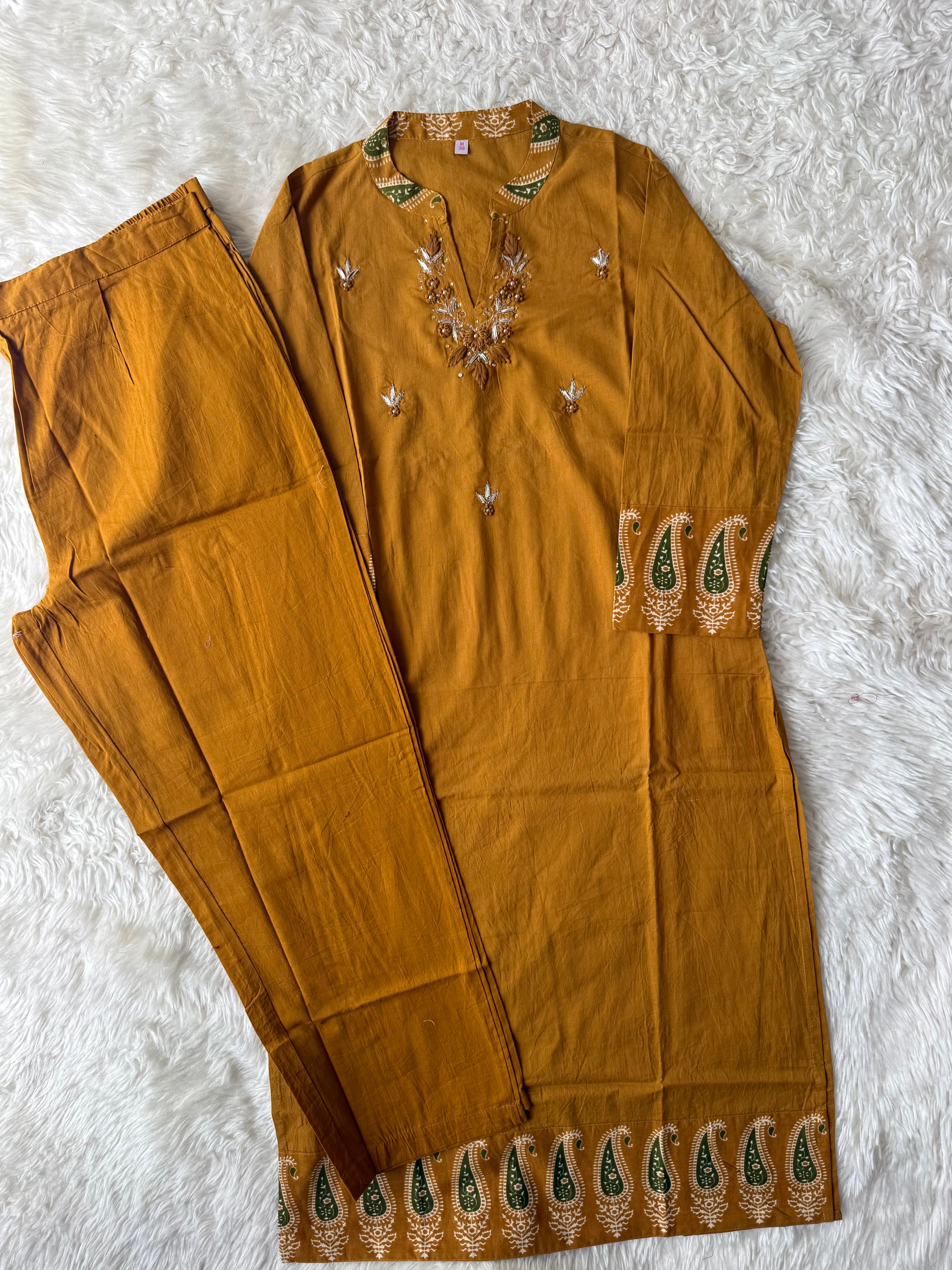Premium Cotton Kurti Pant Set