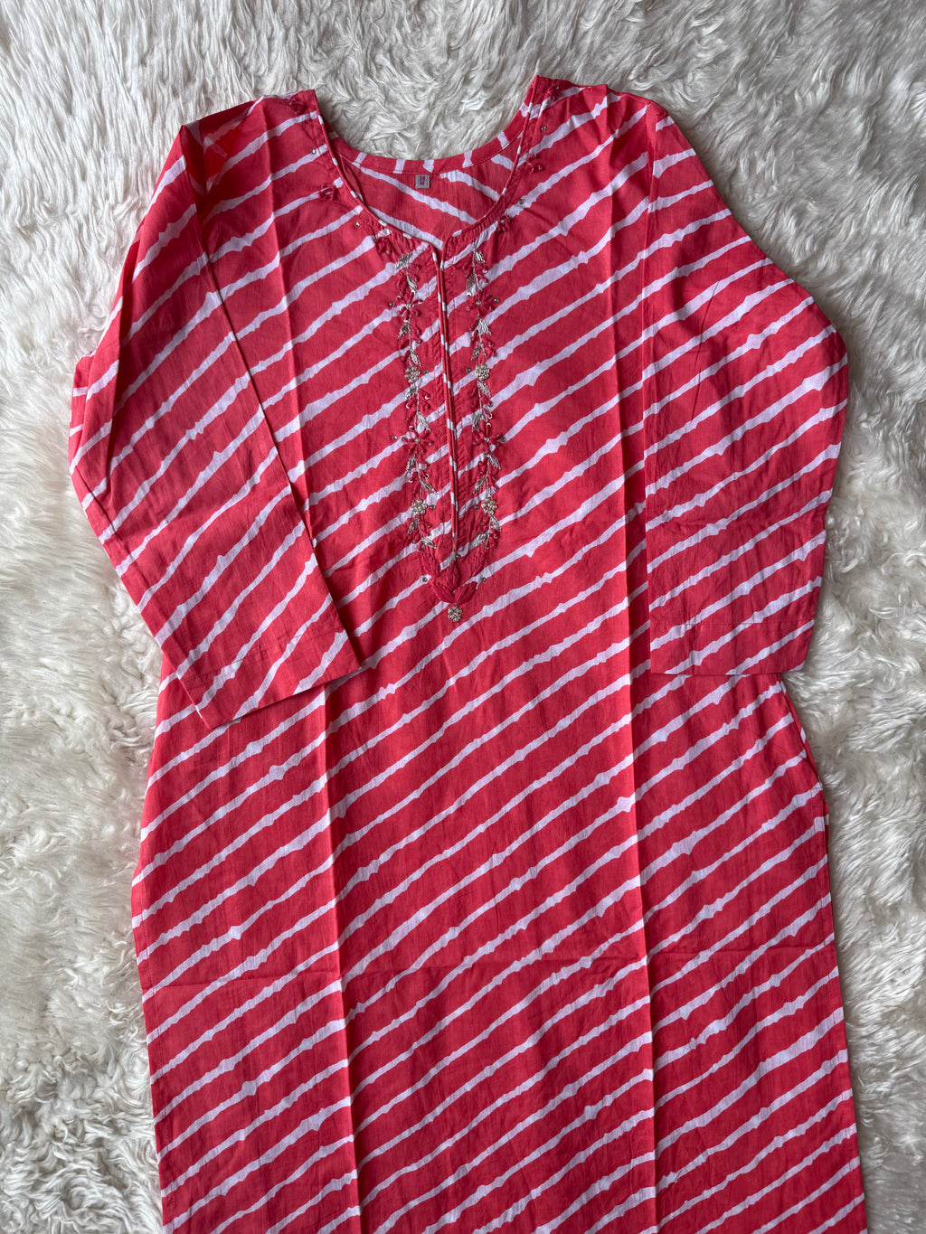 Premium Cotton Lehariya Set