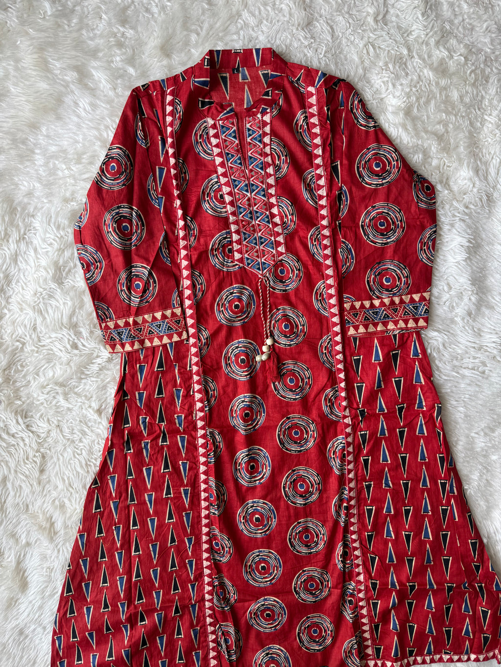 Cotton FLARE Kurti Pant Set