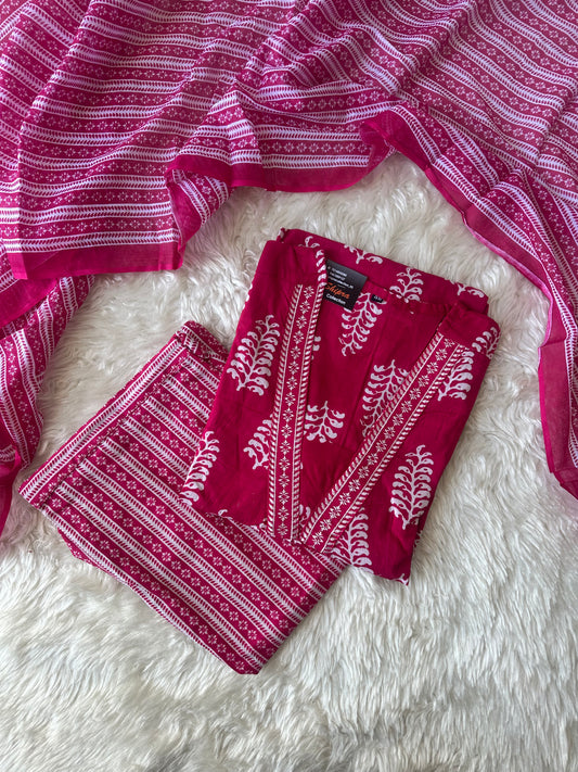 Budget Friendly FLARE Kurti Pant Dupatta Set