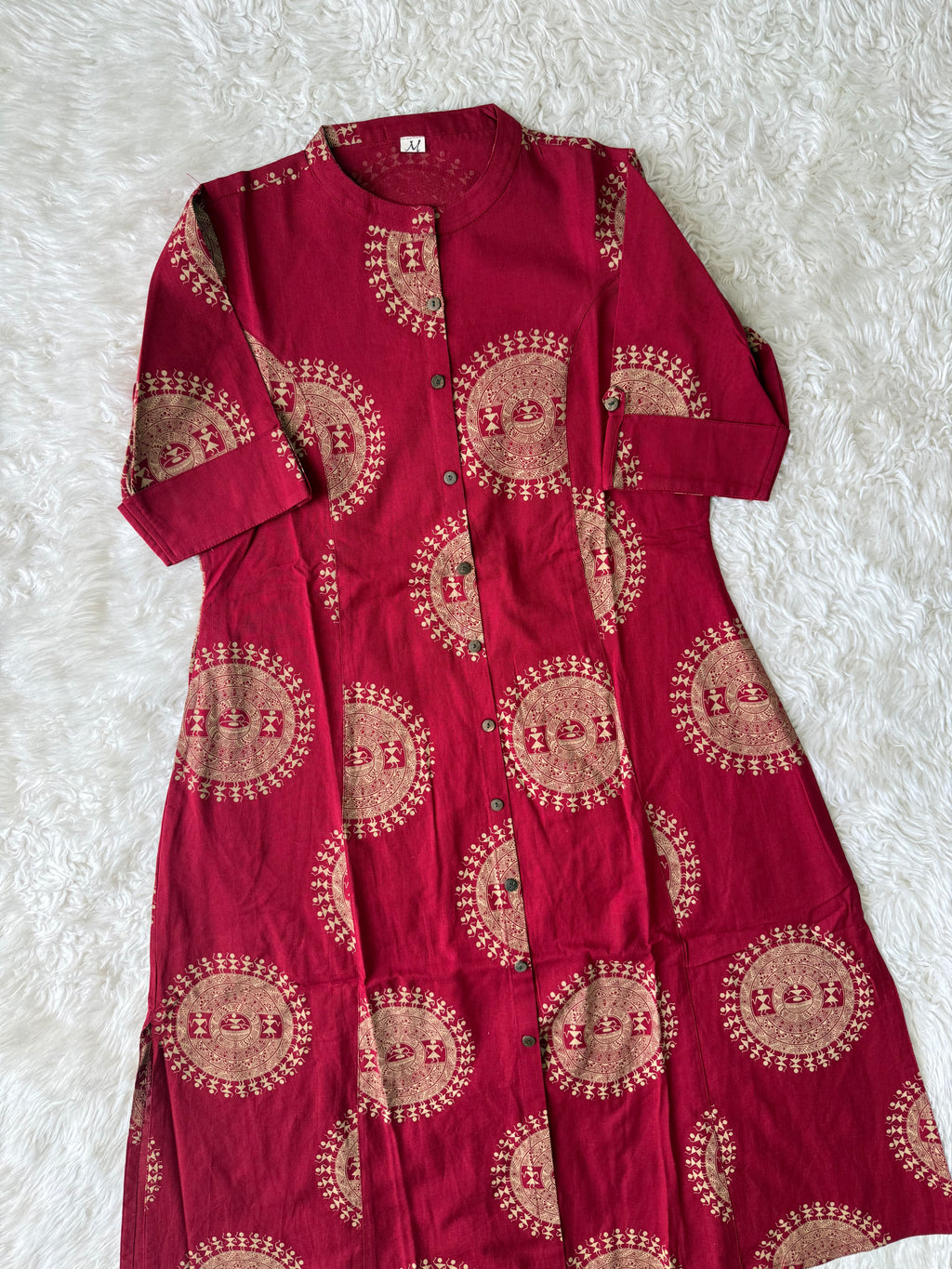 Khadi Cotton Elbow Sleeves Set