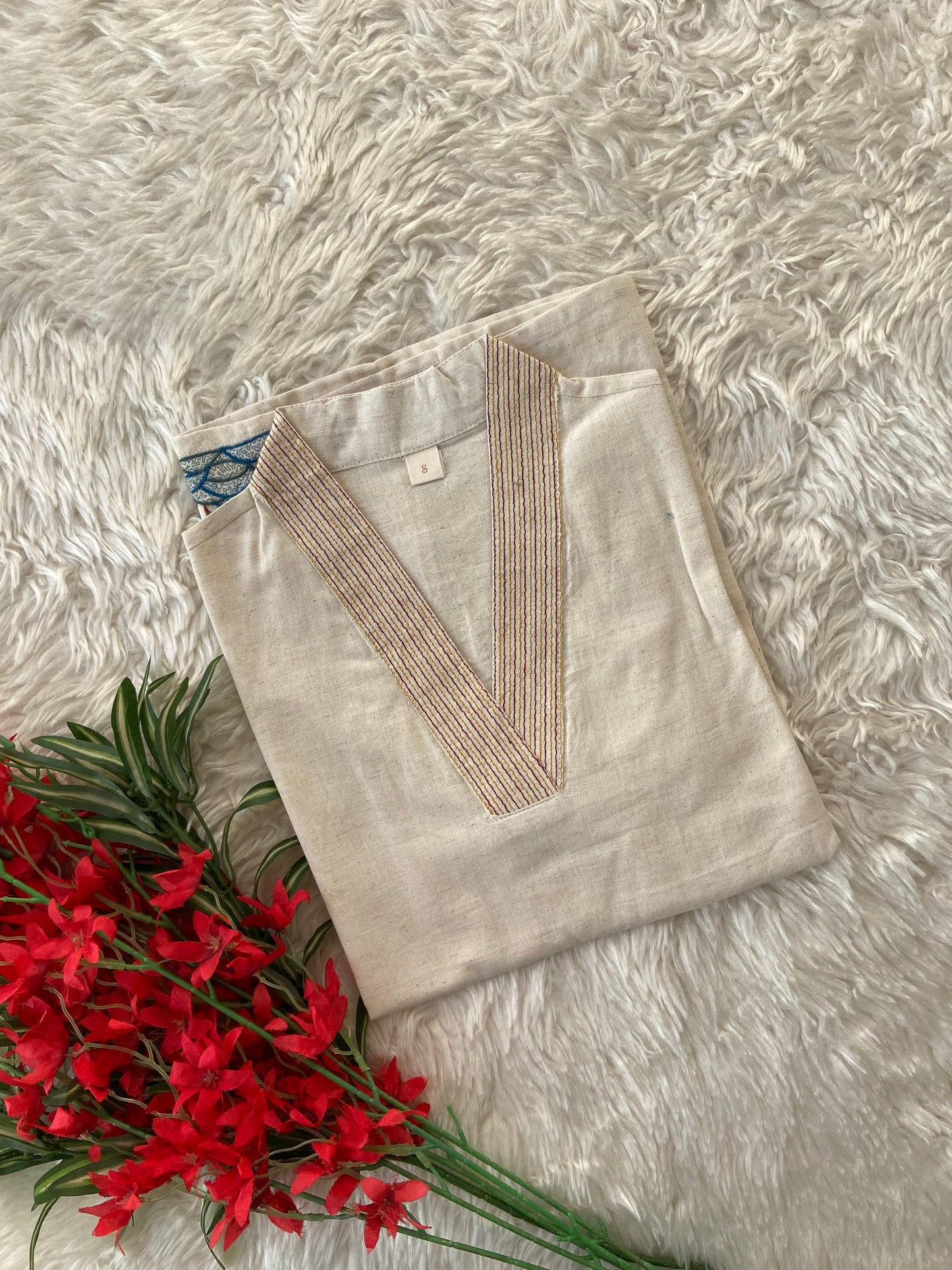 Khadi Cotton Short Kurti