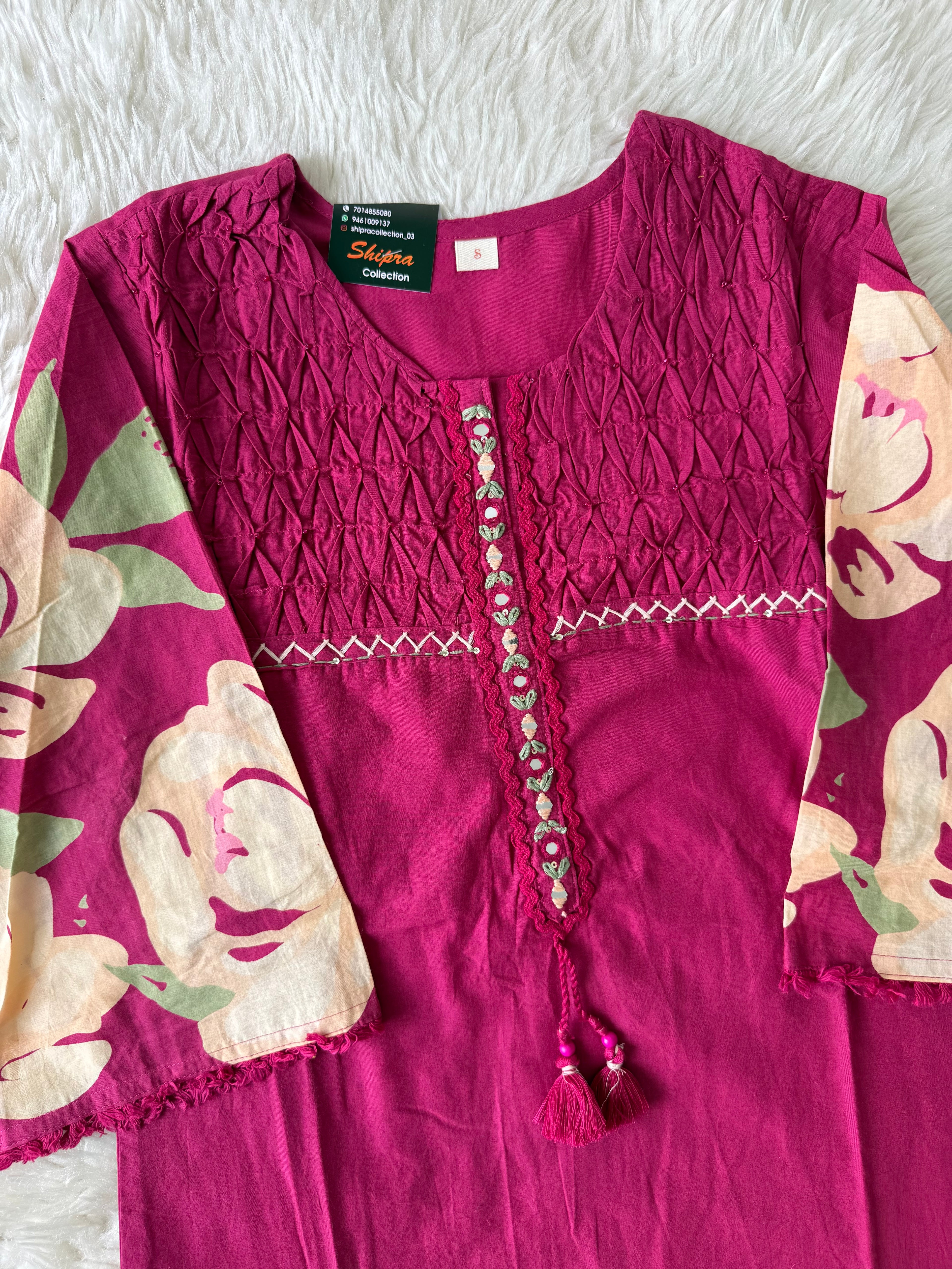 Premium Cotton Kurti Pant Dupatta Set