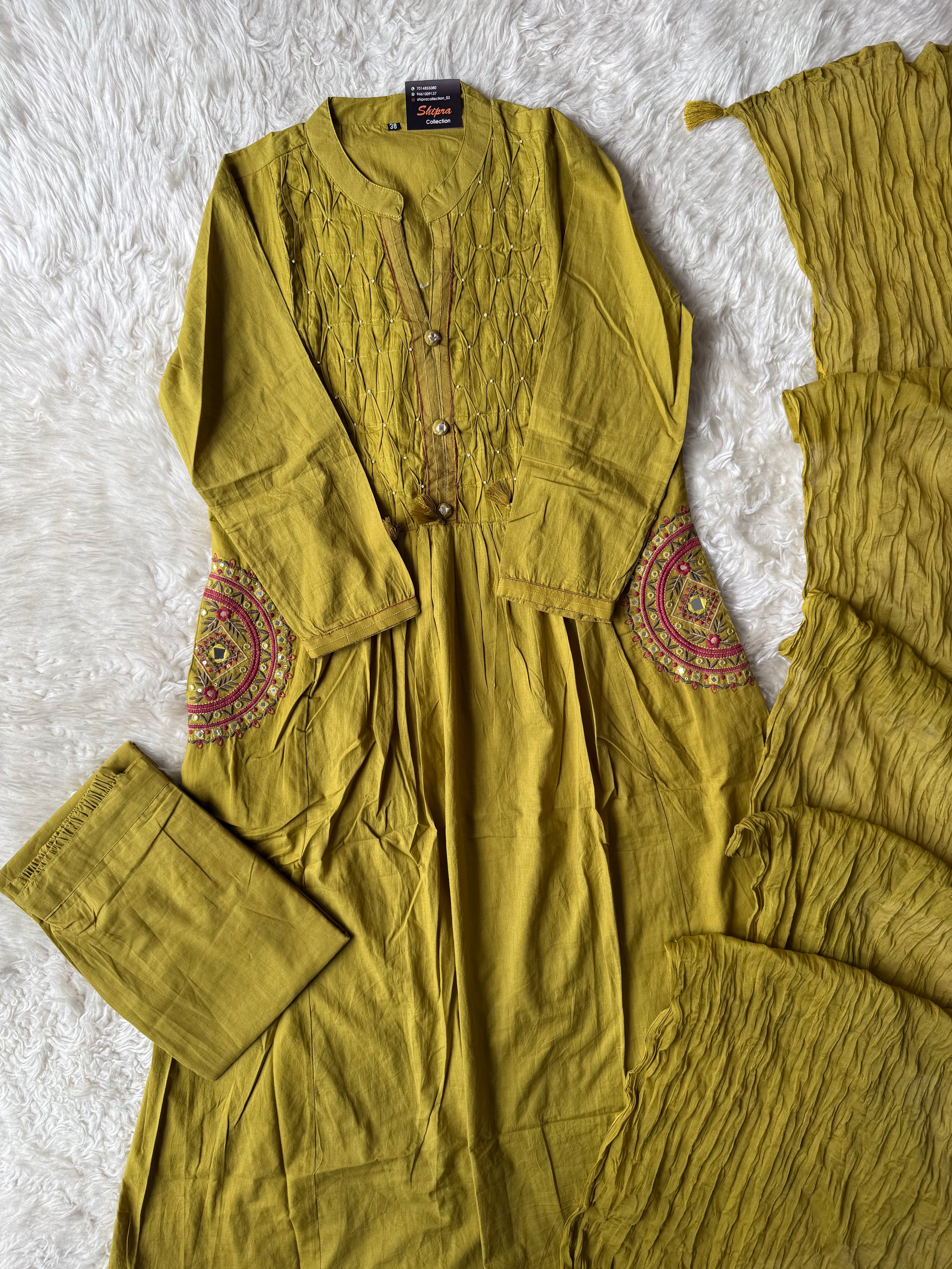 Premium Cotton Thread Work Collection