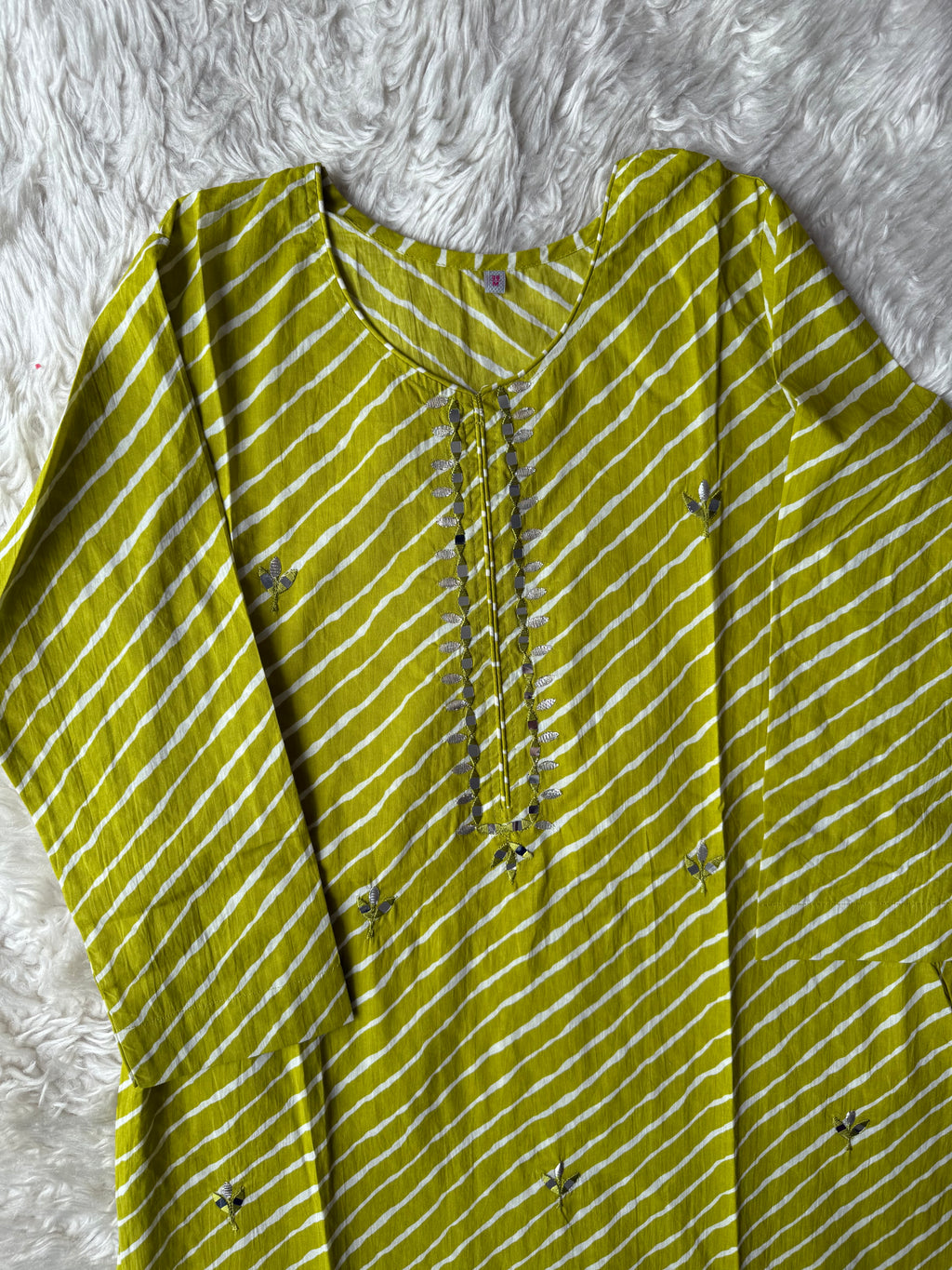 Premium Cotton Lehariya Set