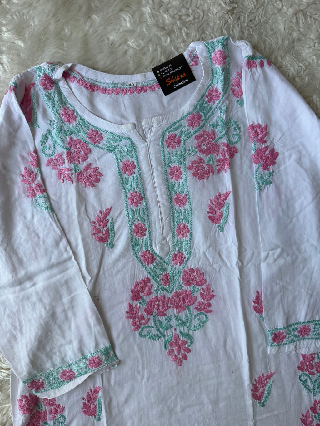 Heavy Rayon Chikankari Kurti Plazo Set