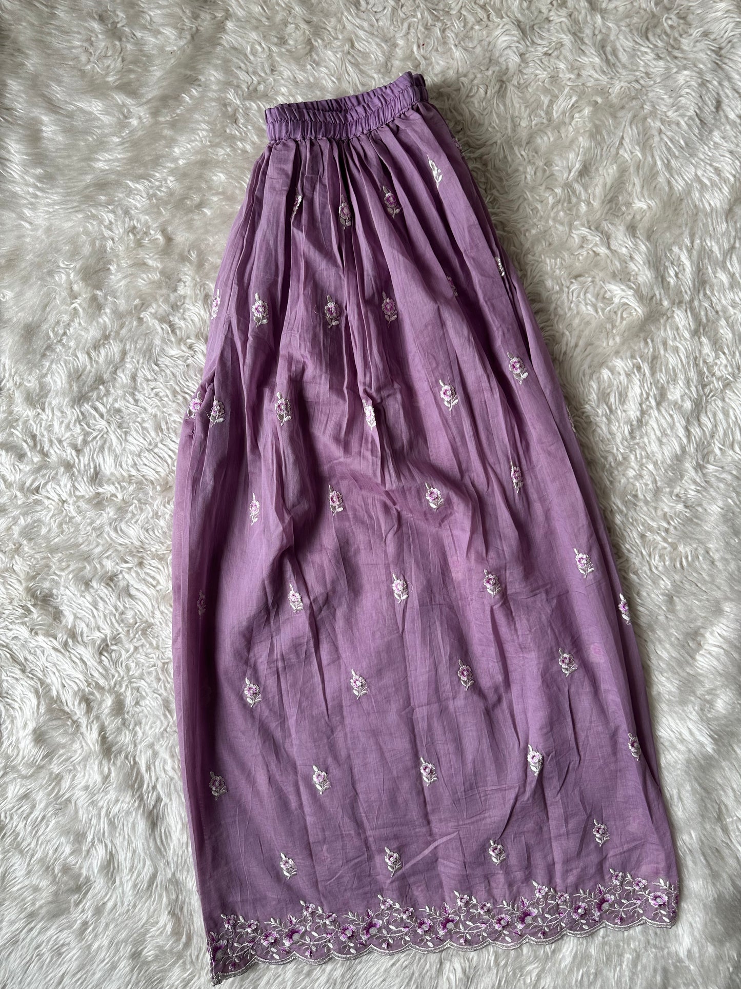 Mul Cotton Kurti Sharara Dupatta Set