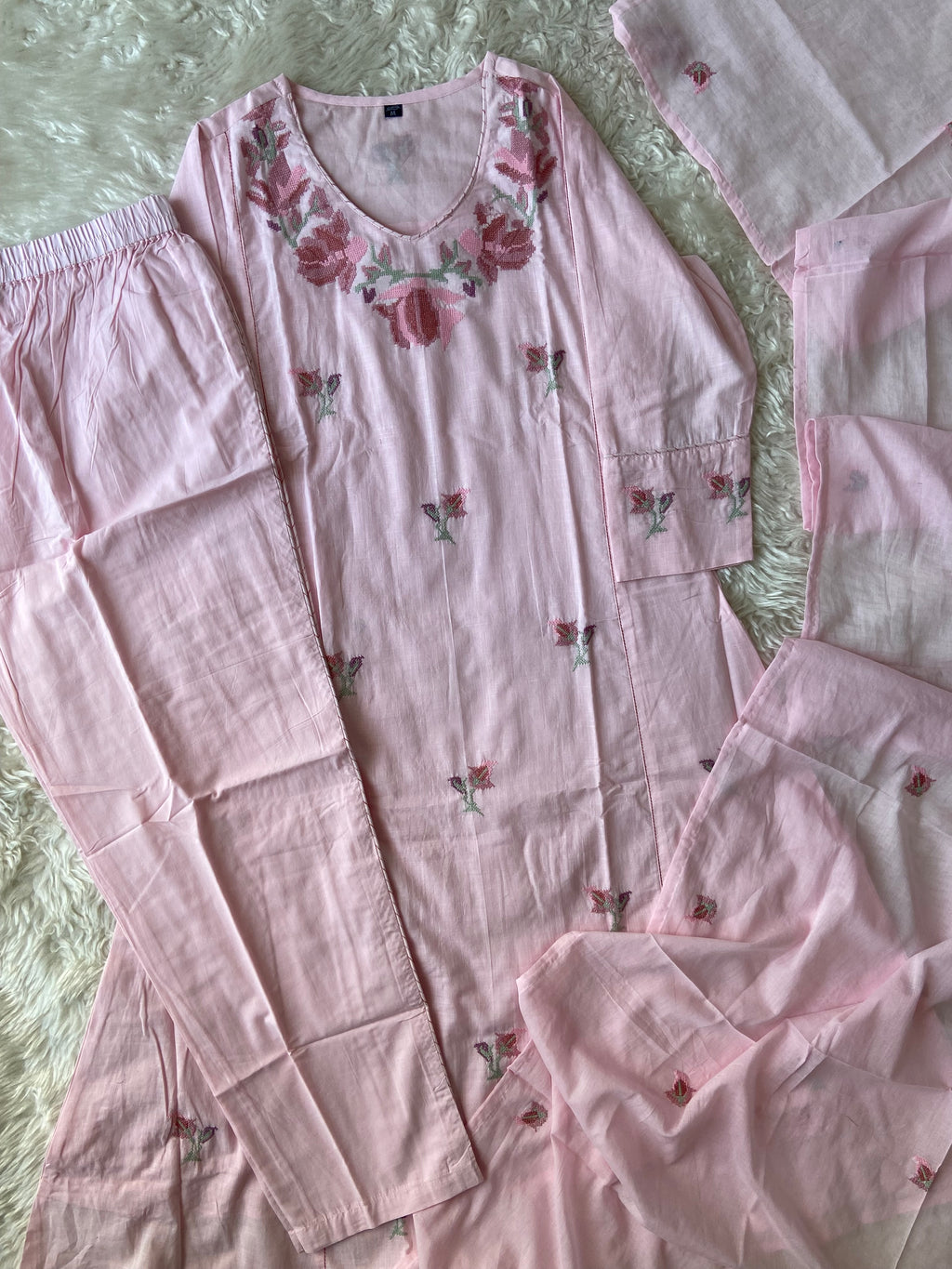 Premium Mul Cotton Thread Work Collection
