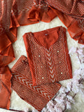 Premium Cotton Kurti Pant Dupatta Set
