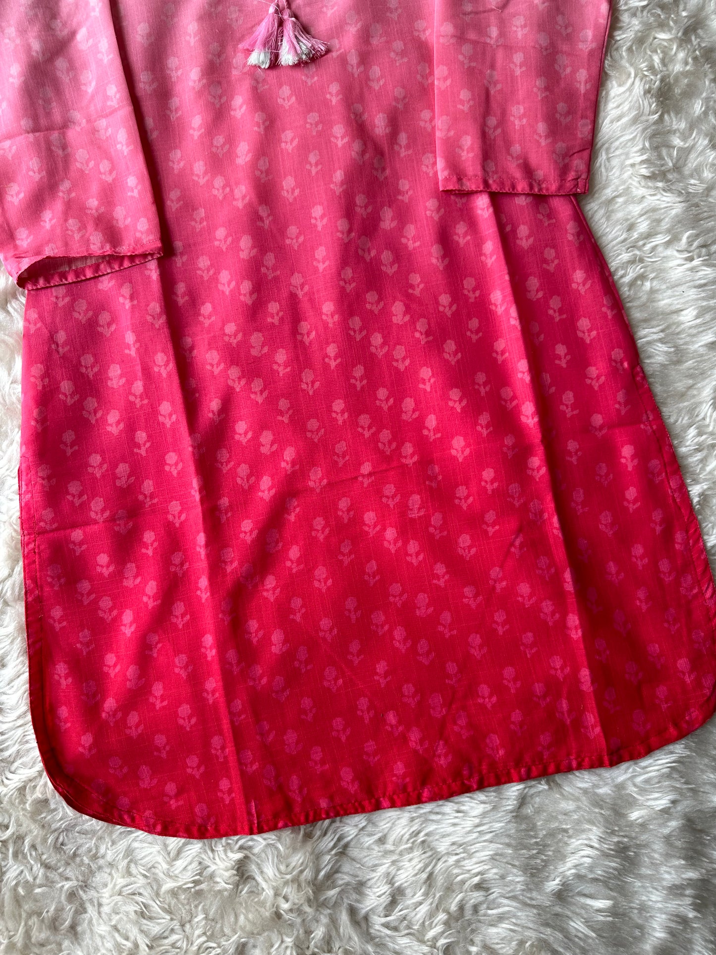 Viscose V- Neck Kurti