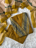 Premium Cotton Kurti Pant Dupatta Set