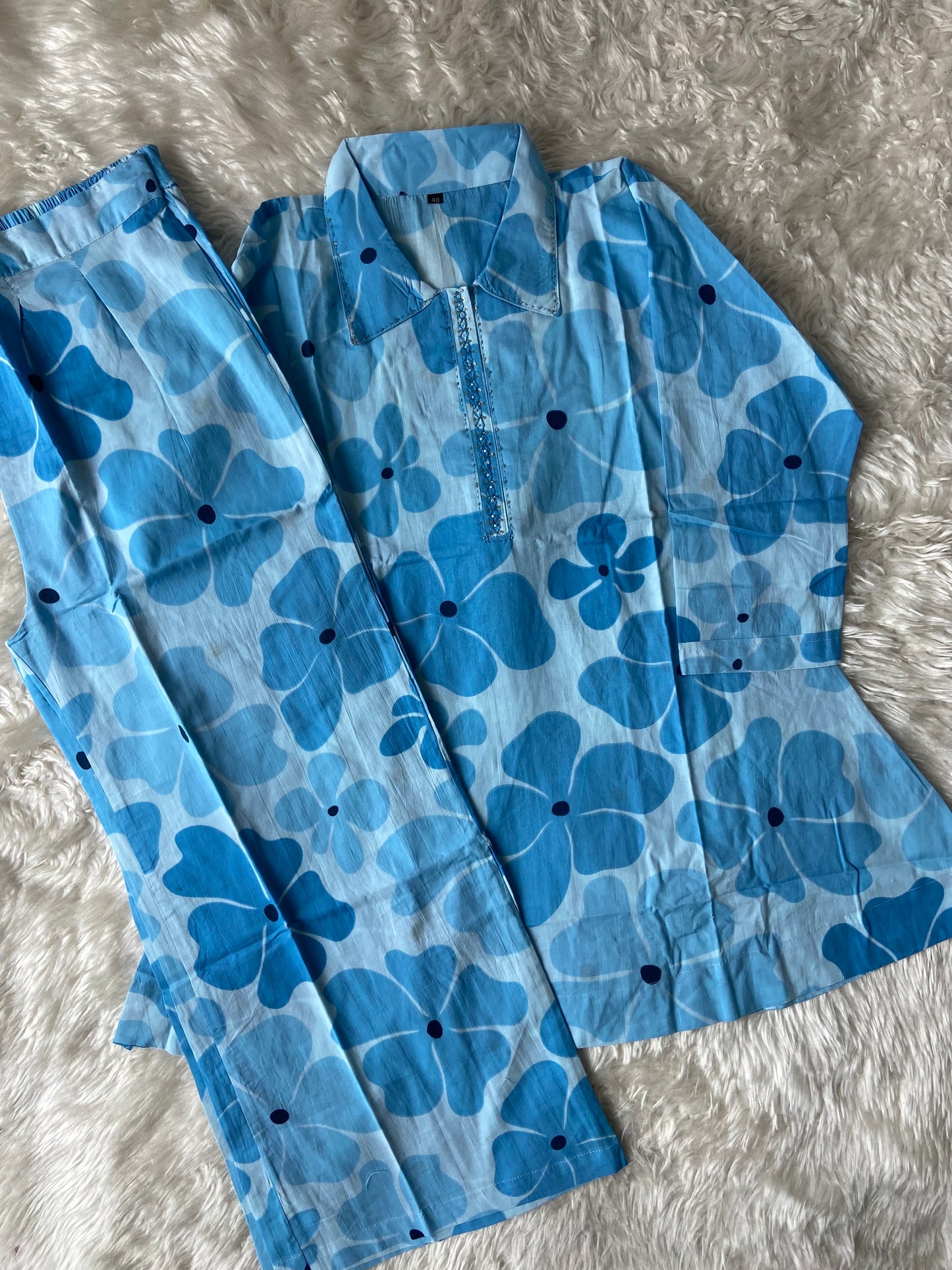 Pure Cotton  Co-ord Set