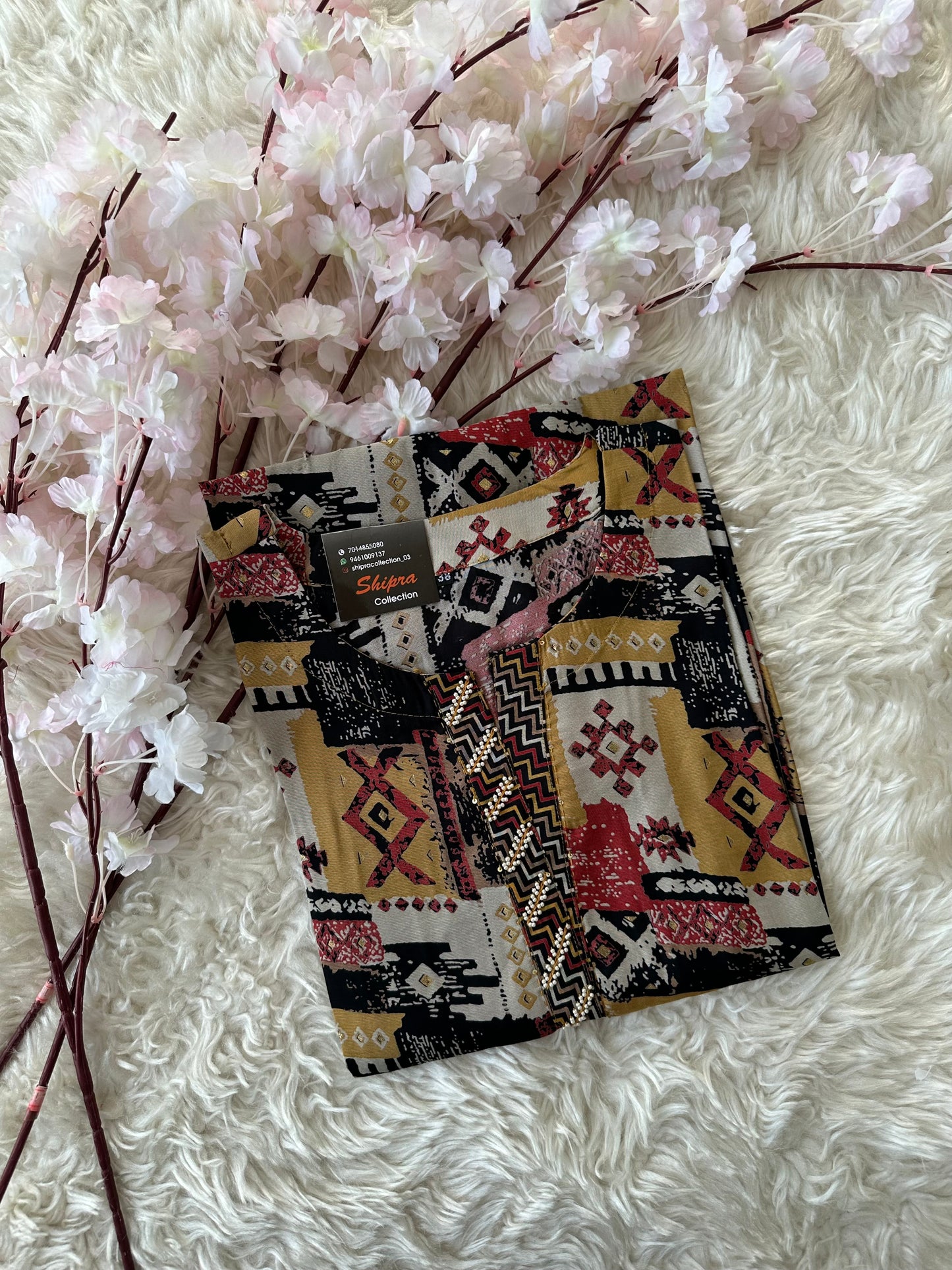 Pure Muslin Silk kurti