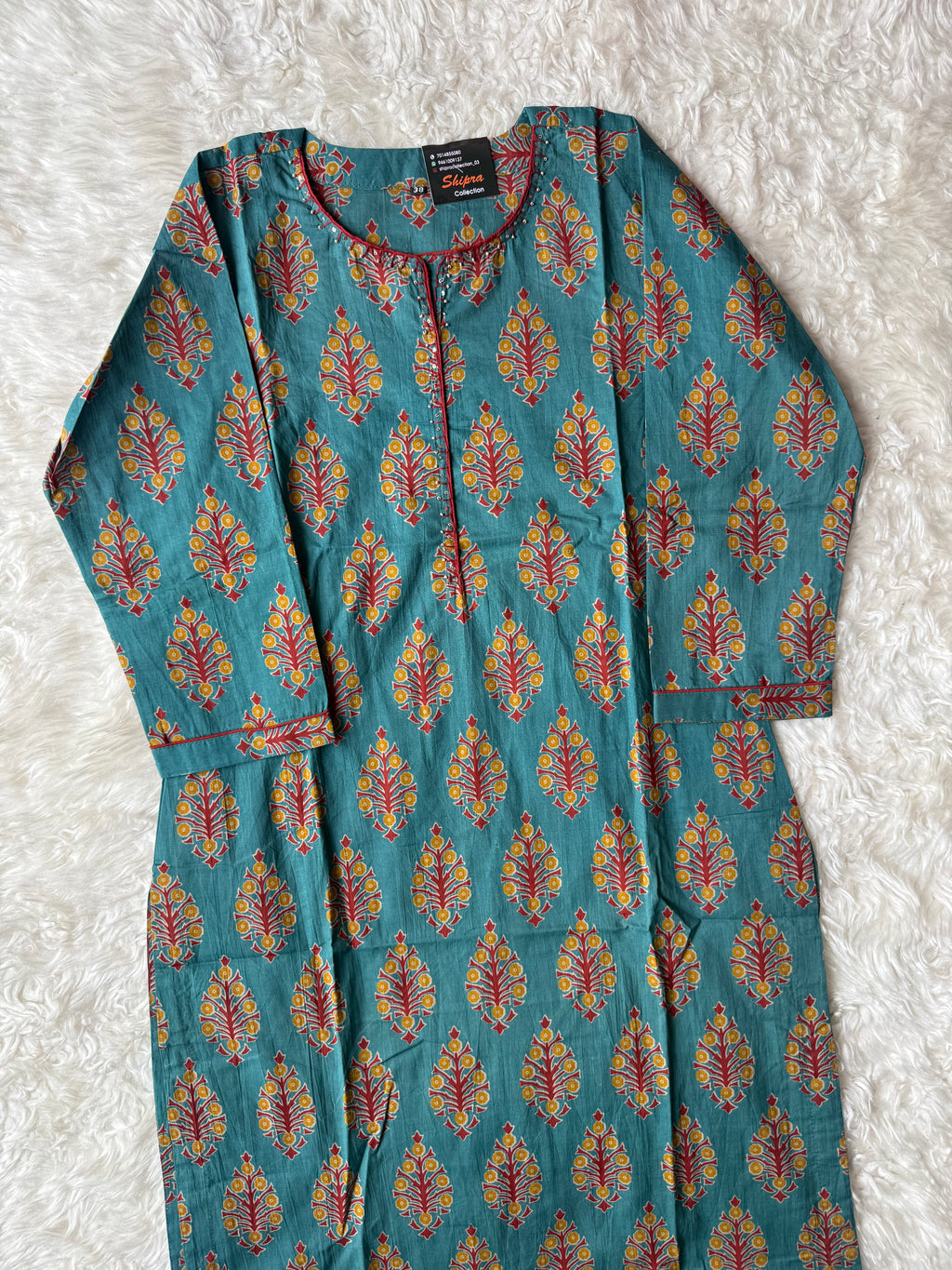 Premium Cotton Kurti Pant Dupatta Set