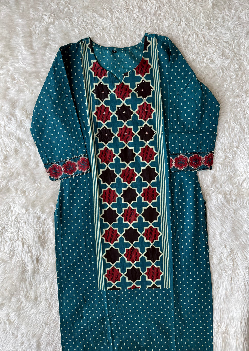 Budget Friendly Kurti Pant Dupatta Set