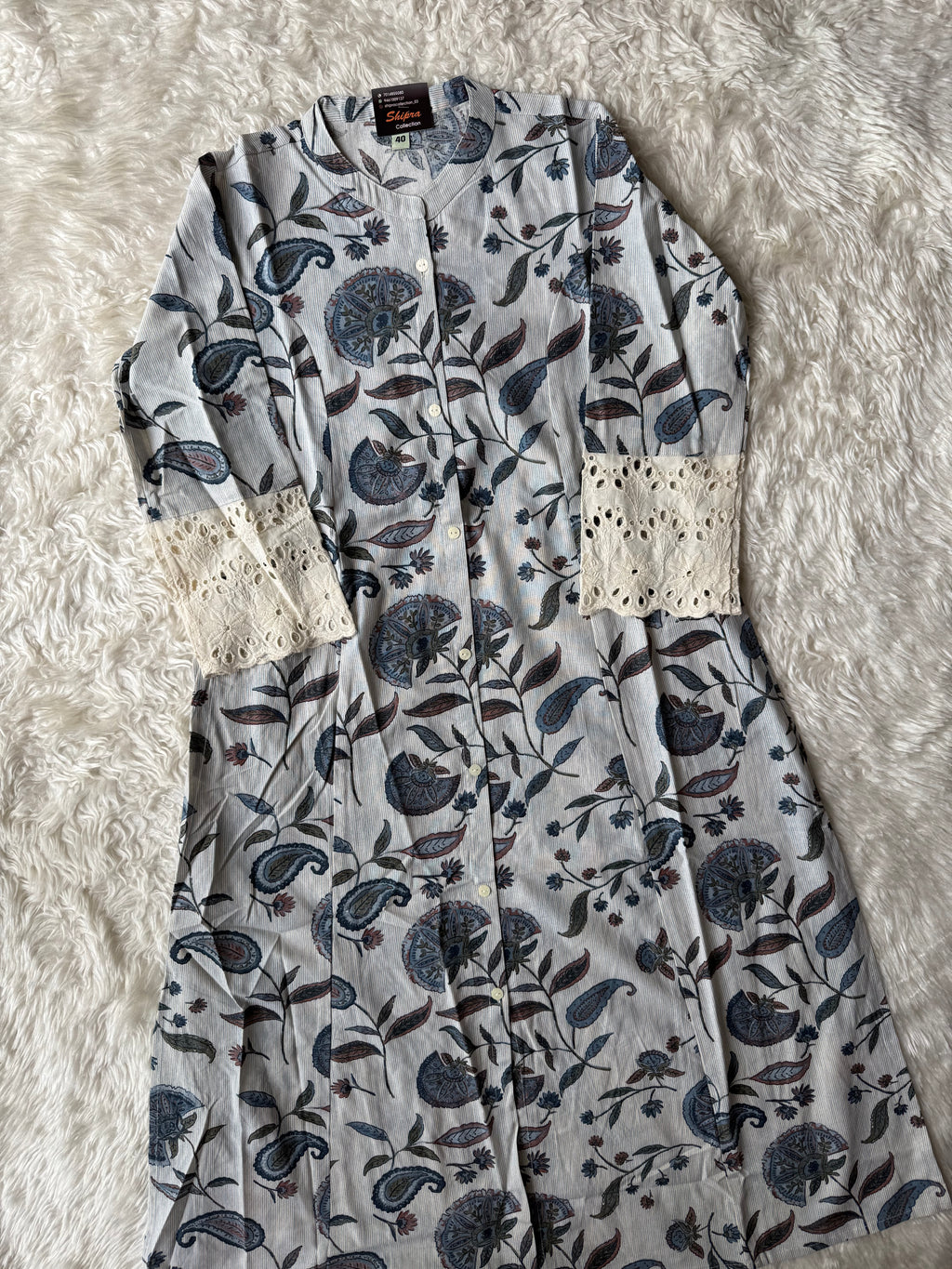 Khadi Cotton Aline kurti