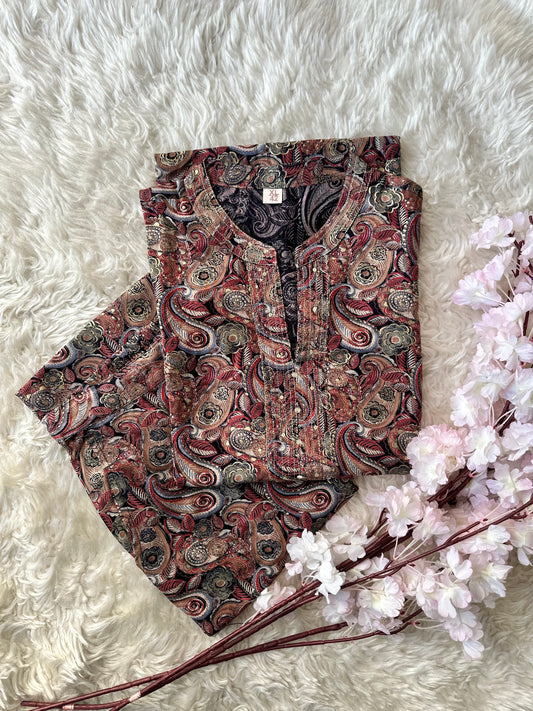 Soft Rayon Kurti Pant Set