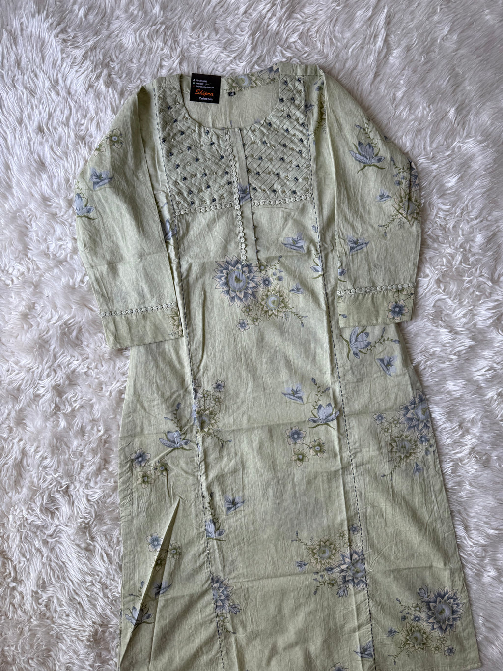 Premium Cotton Kurti Pant Dupatta Set