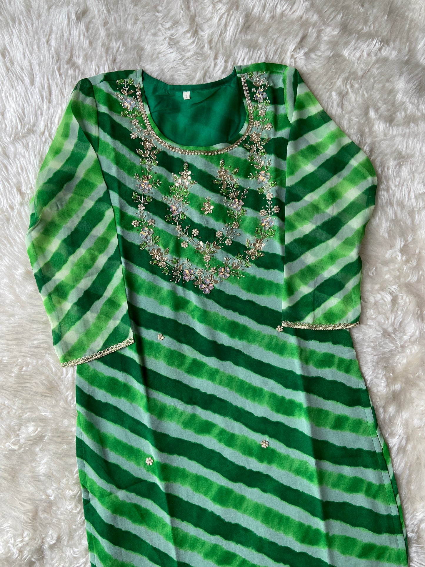 Georgette Lehariya kurti